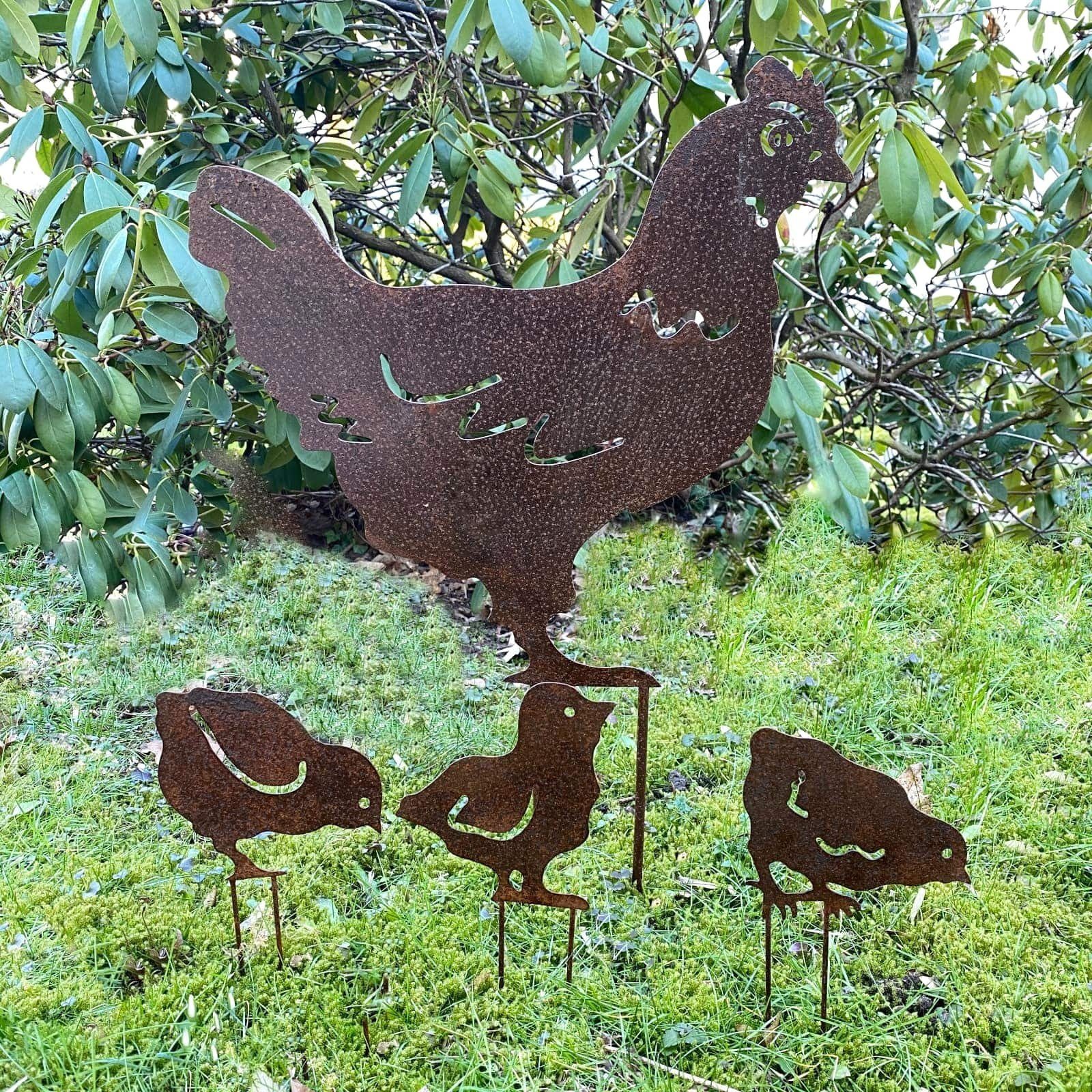 Aubaho Dekoobjekt Set Gartenstecker Beetstecker Erdspiess günstig online kaufen