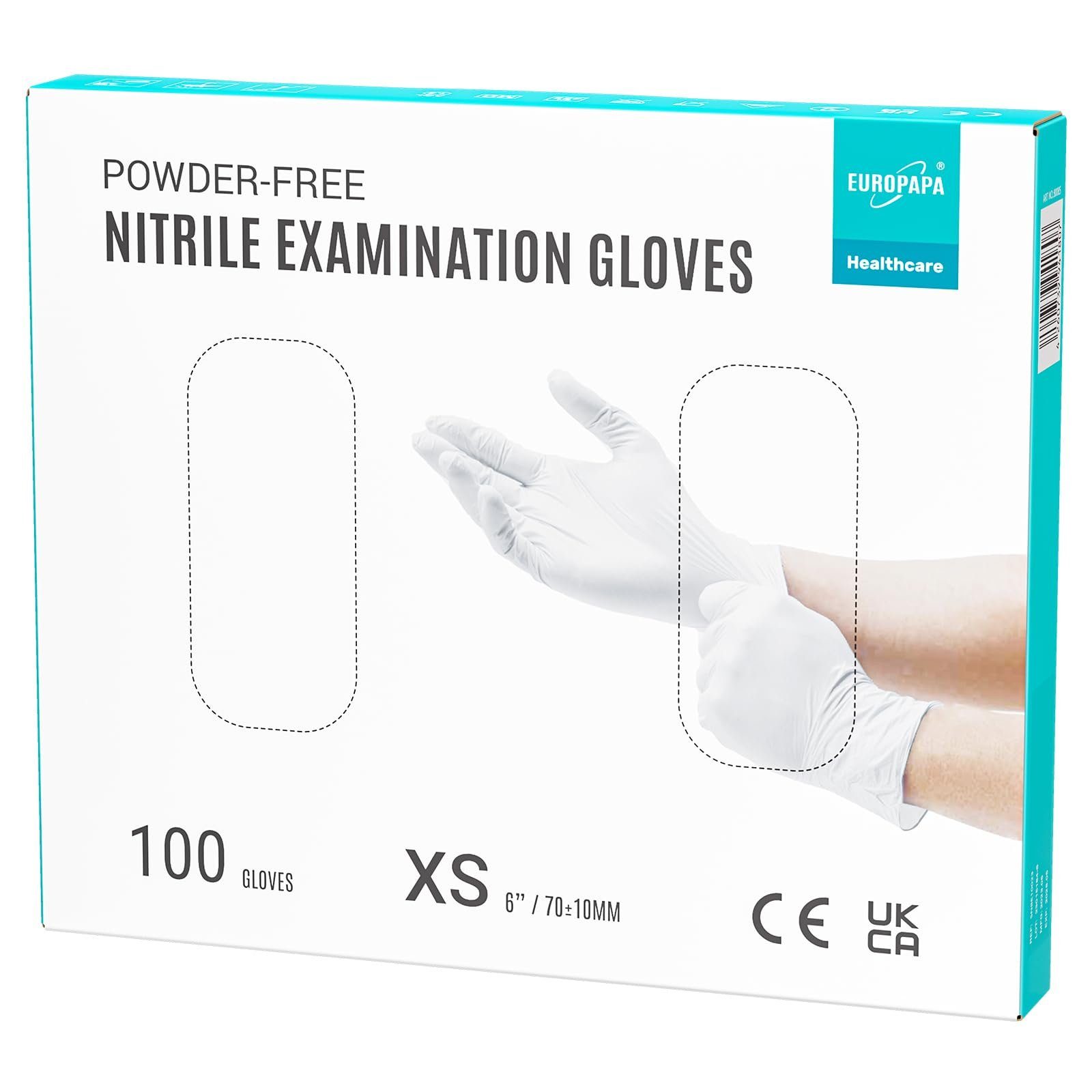 EUROPAPA Nitril-Handschuhe Medical Einmalhandschuhe Untersuchungshandschuhe günstig online kaufen
