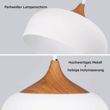 Tomons LED Pendelleuchte LED Deckenlampe Skandinavisch modern, E27