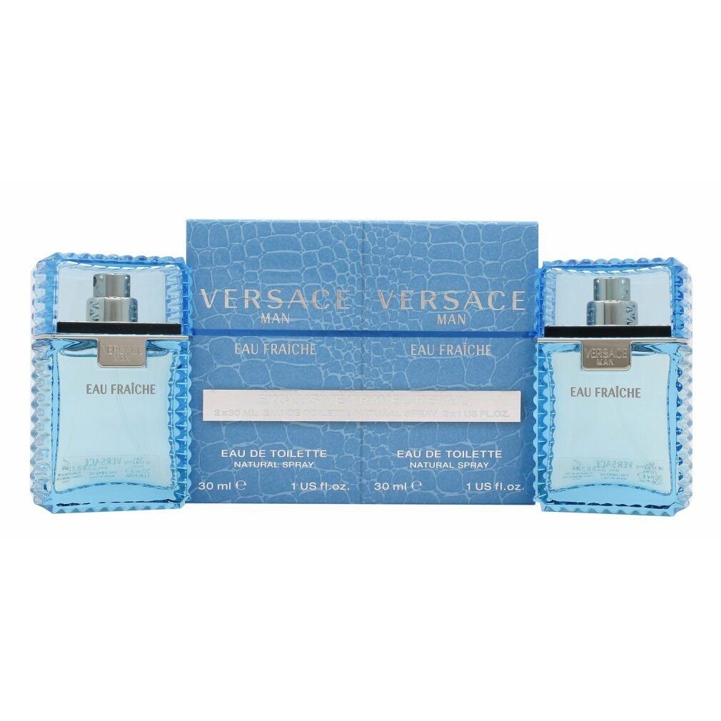 Versace Eau de Toilette Man Eau Fraîche Eau de Toilette Natural Spray 2 x