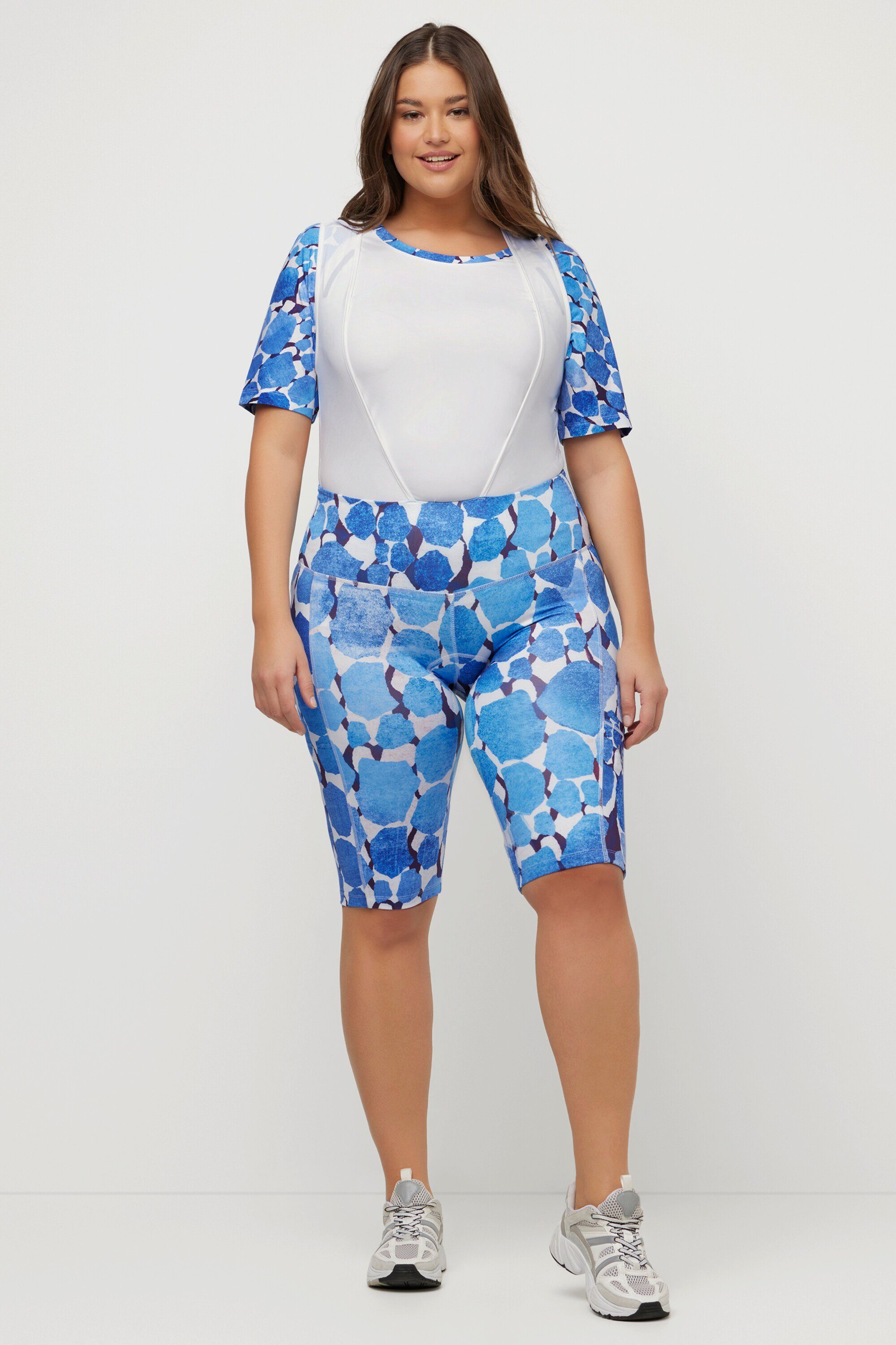 Radlerhose Radfahr-Radler Polster Camouflage Tasche Reflektor