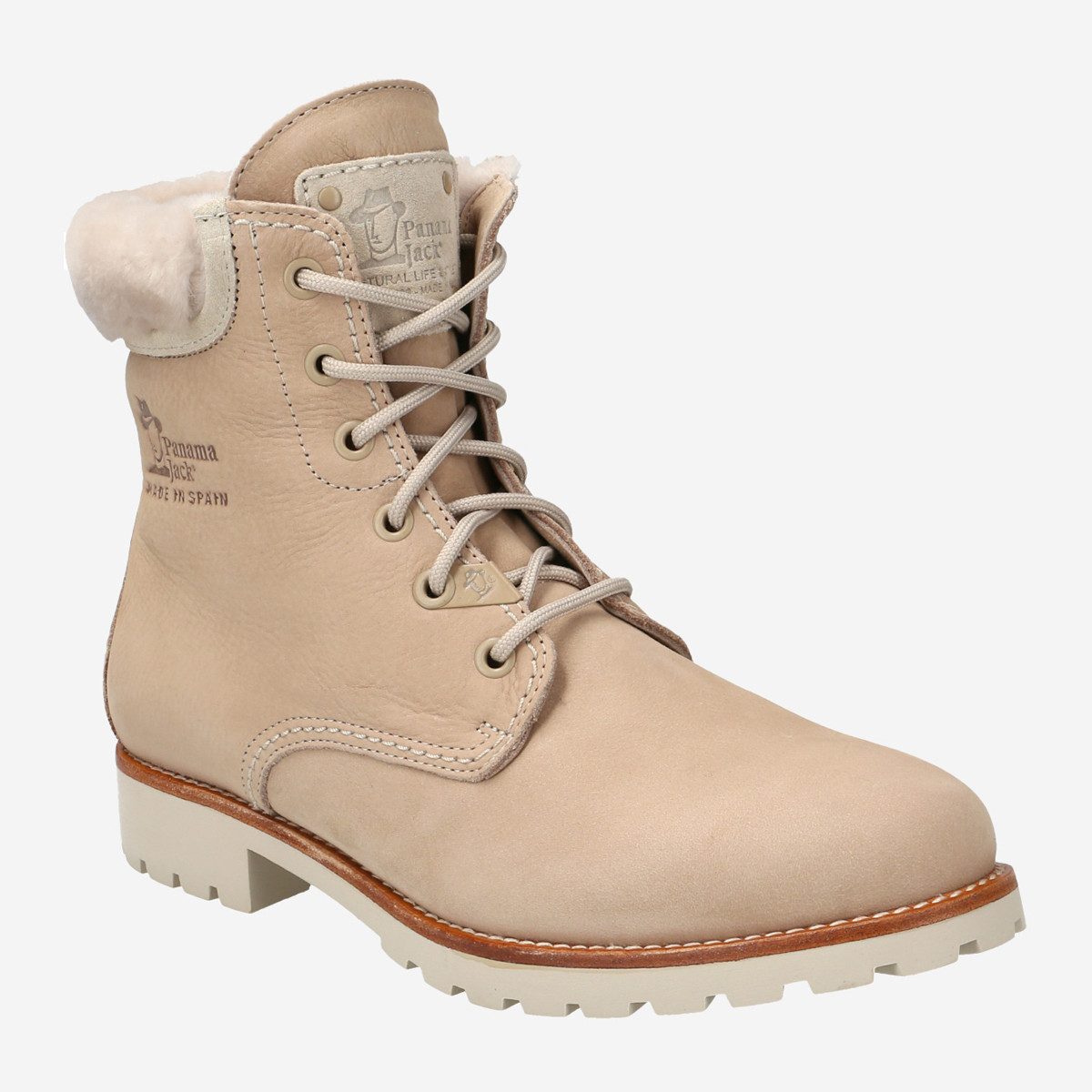 Panama Jack Panama Jack Panama 03 Igloo Trav B32, Boots, Warmfutter, Beige, Damen Stiefel