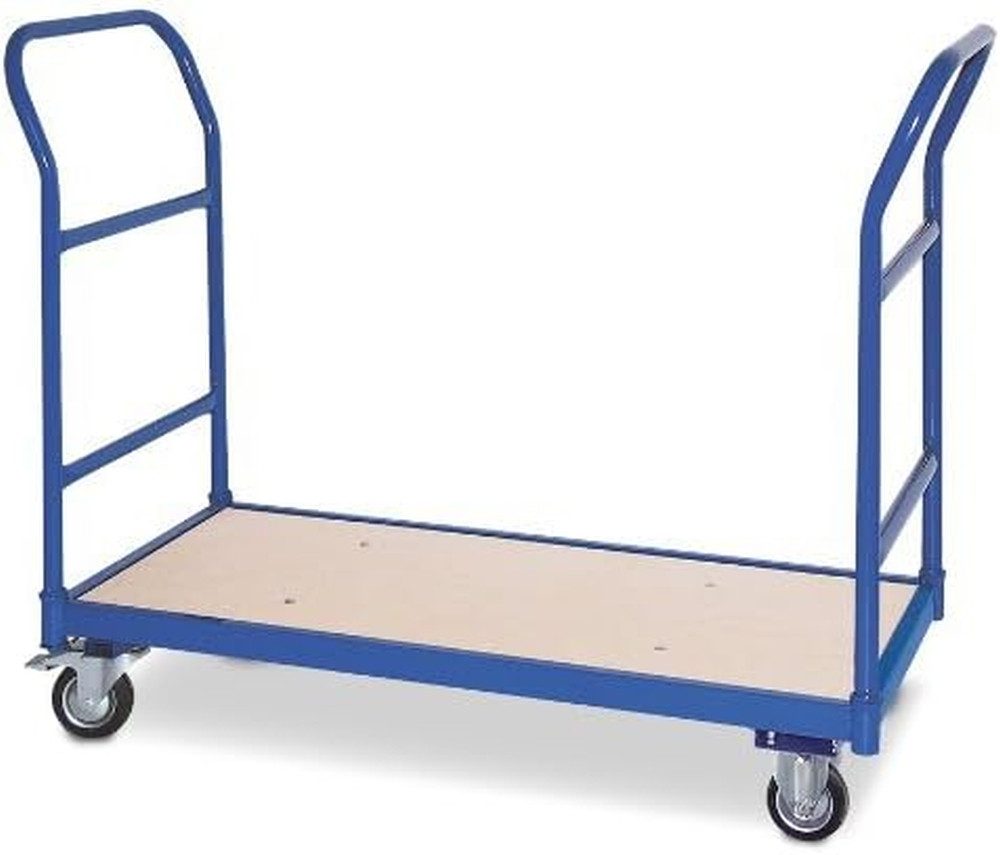 BRB-Lagertechnik Transportwagen Schiebebügelwagen mit 2 Schiebebügeln, LxBxH 1140x500x890 mm