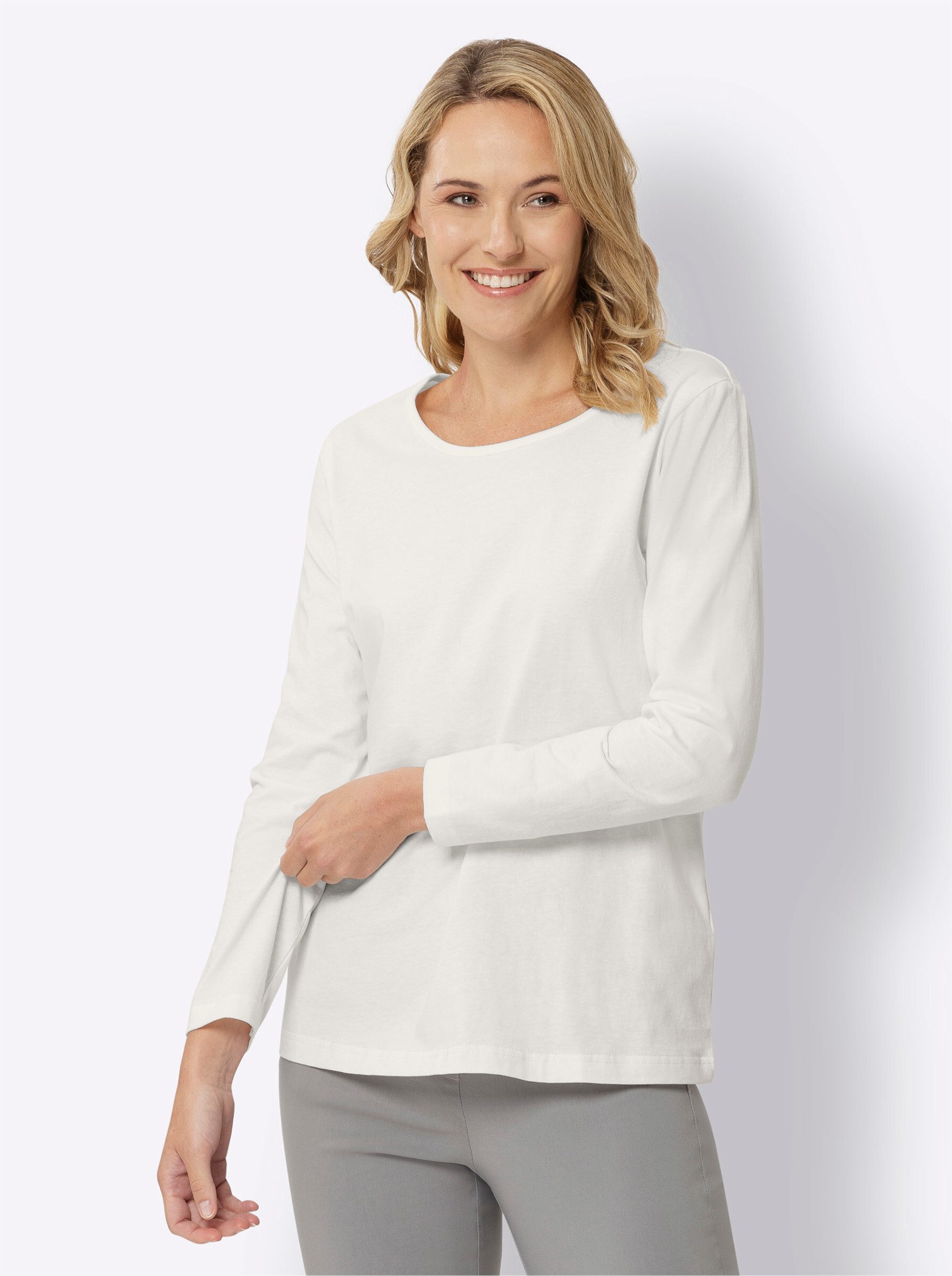 Sieh an! T-Shirt Langarmshirt
