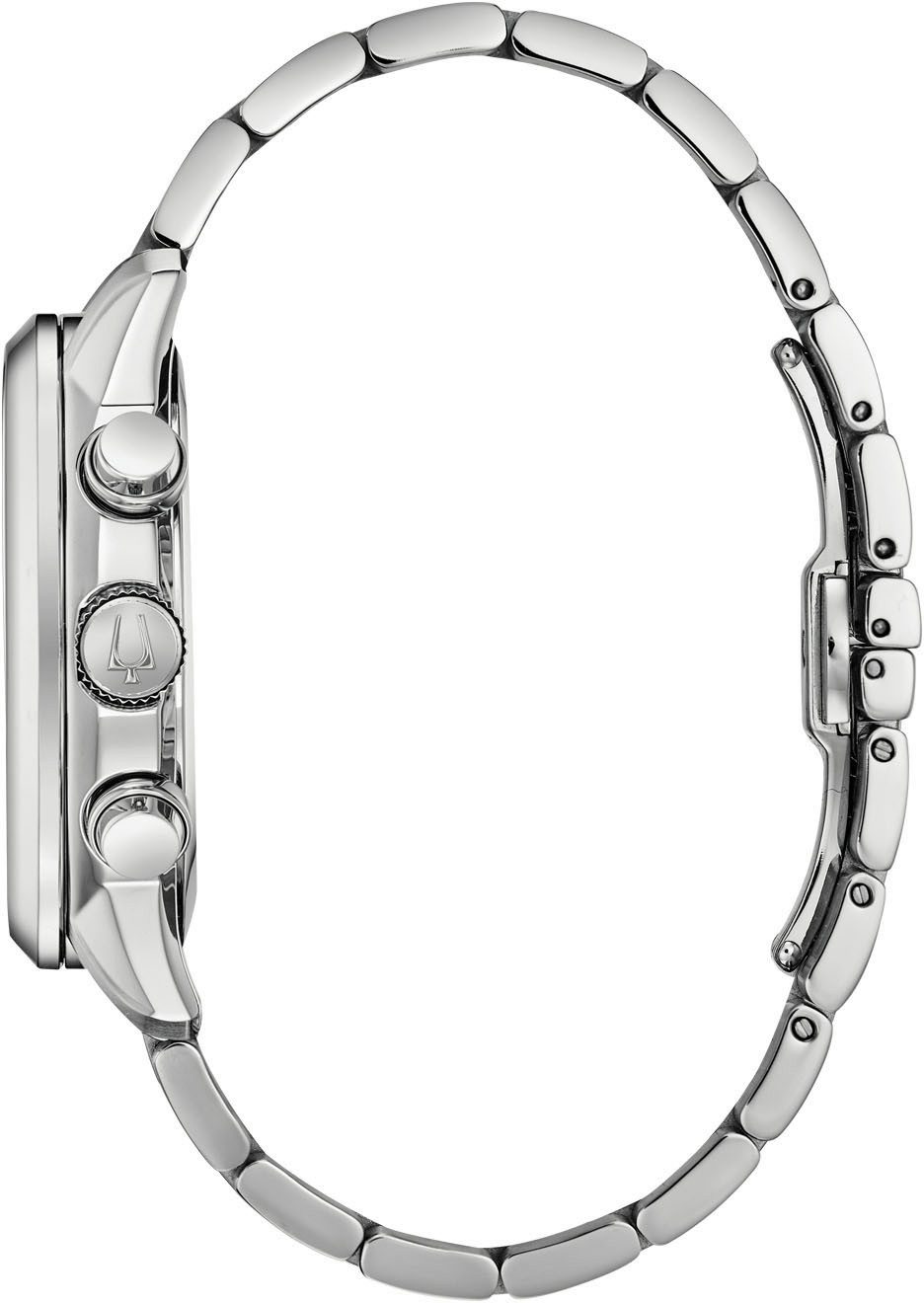 Bulova Chronograph Sutton 96B319, Armbanduhr, Quarzuhr, Herrenuhr, Edelstahlarmband, Tag