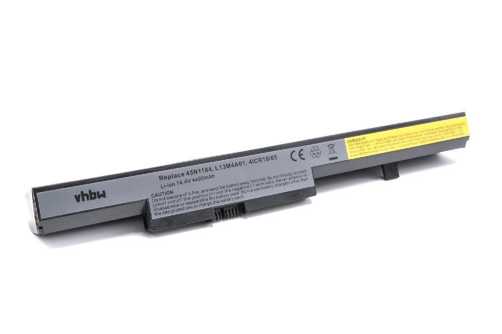 vhbw passend für Lenovo Eraser M4400A, M4450, M4450A, N40, N40-30, N40-45, Laptop-Akku 4400 mAh