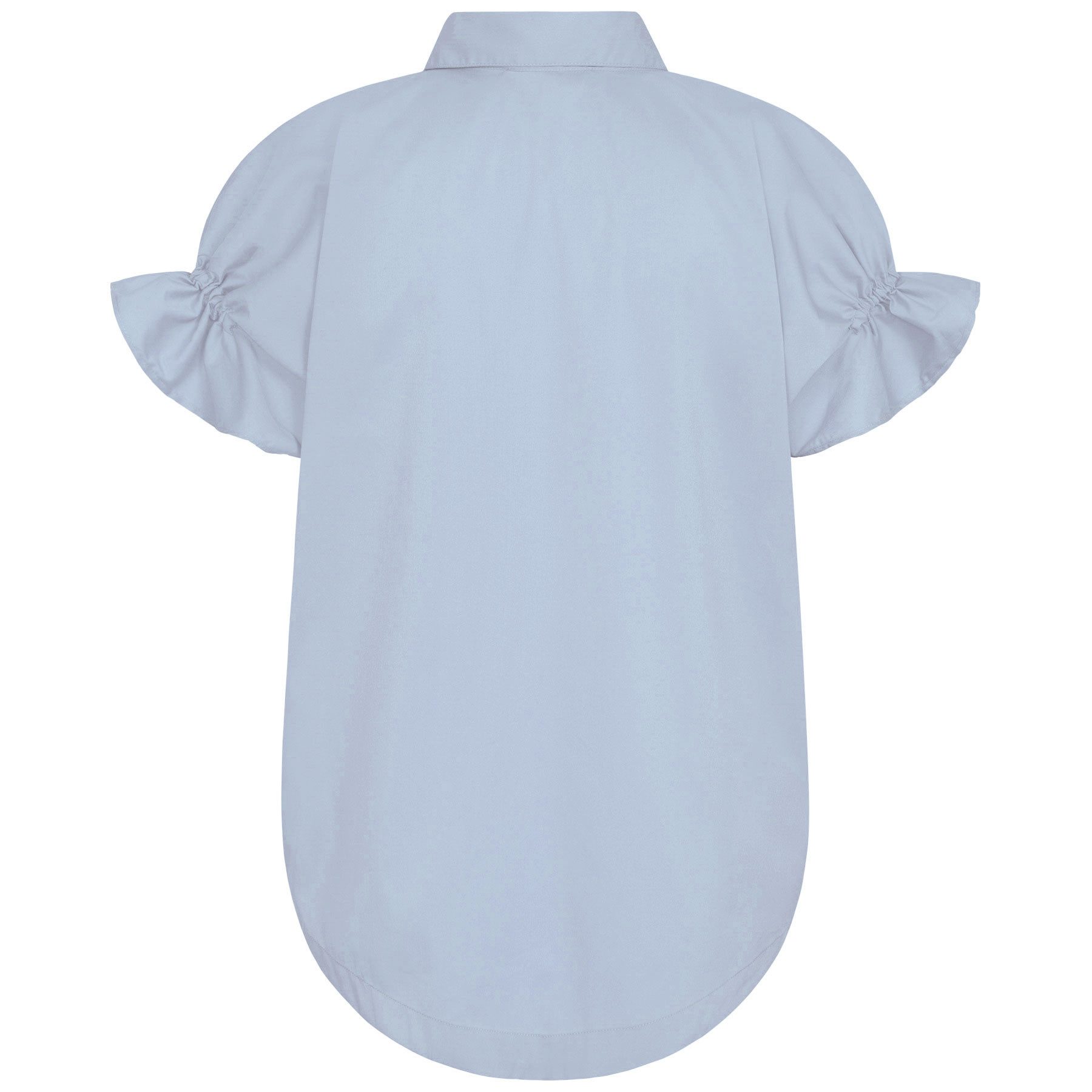 0039 Italy Kurzarmbluse Bluse DERRY FANCY mit Baumwolle
