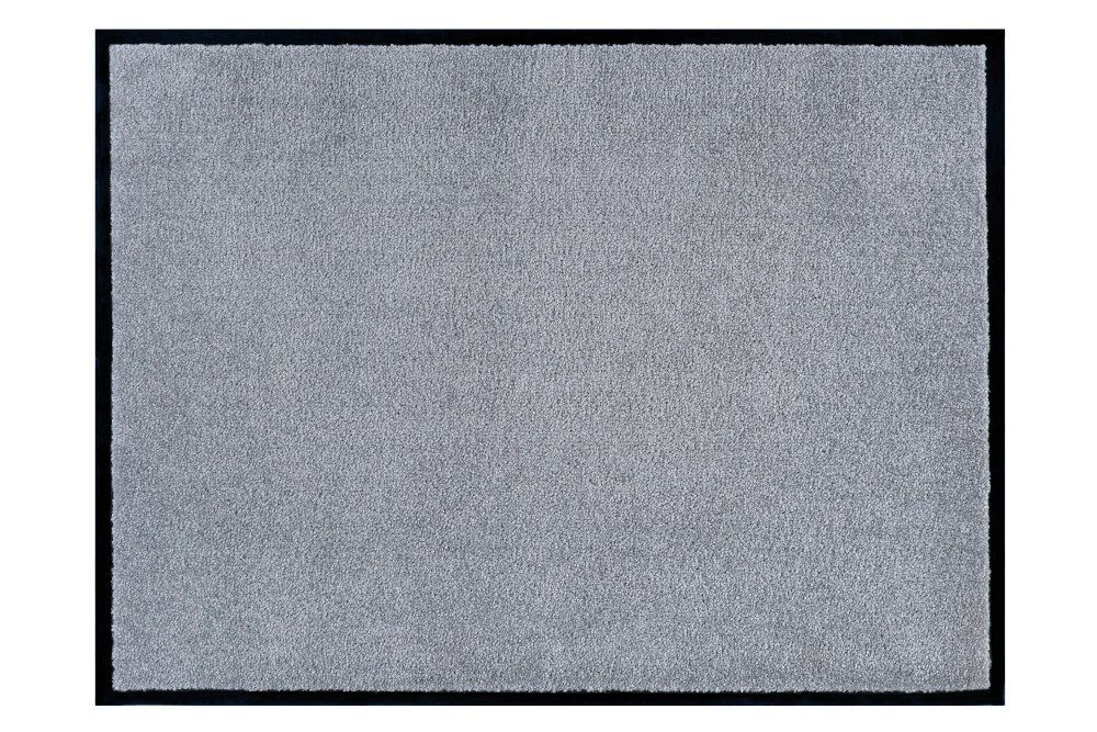 Fußmatte CLEAN 60x40cm hellgrau, riess-ambiente, rechteckig, Höhe: 10 mm, Fußabtreter · strapazierfähig · modern · Schmutzfangmatte