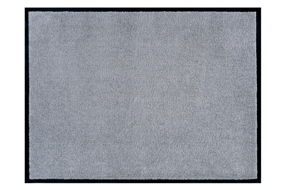 strapazierfähig Fußmatte modern 10 mm, · riess-ambiente, Schmutzfangmatte · Höhe: 60x40cm CLEAN · Fußabtreter rechteckig, hellgrau,