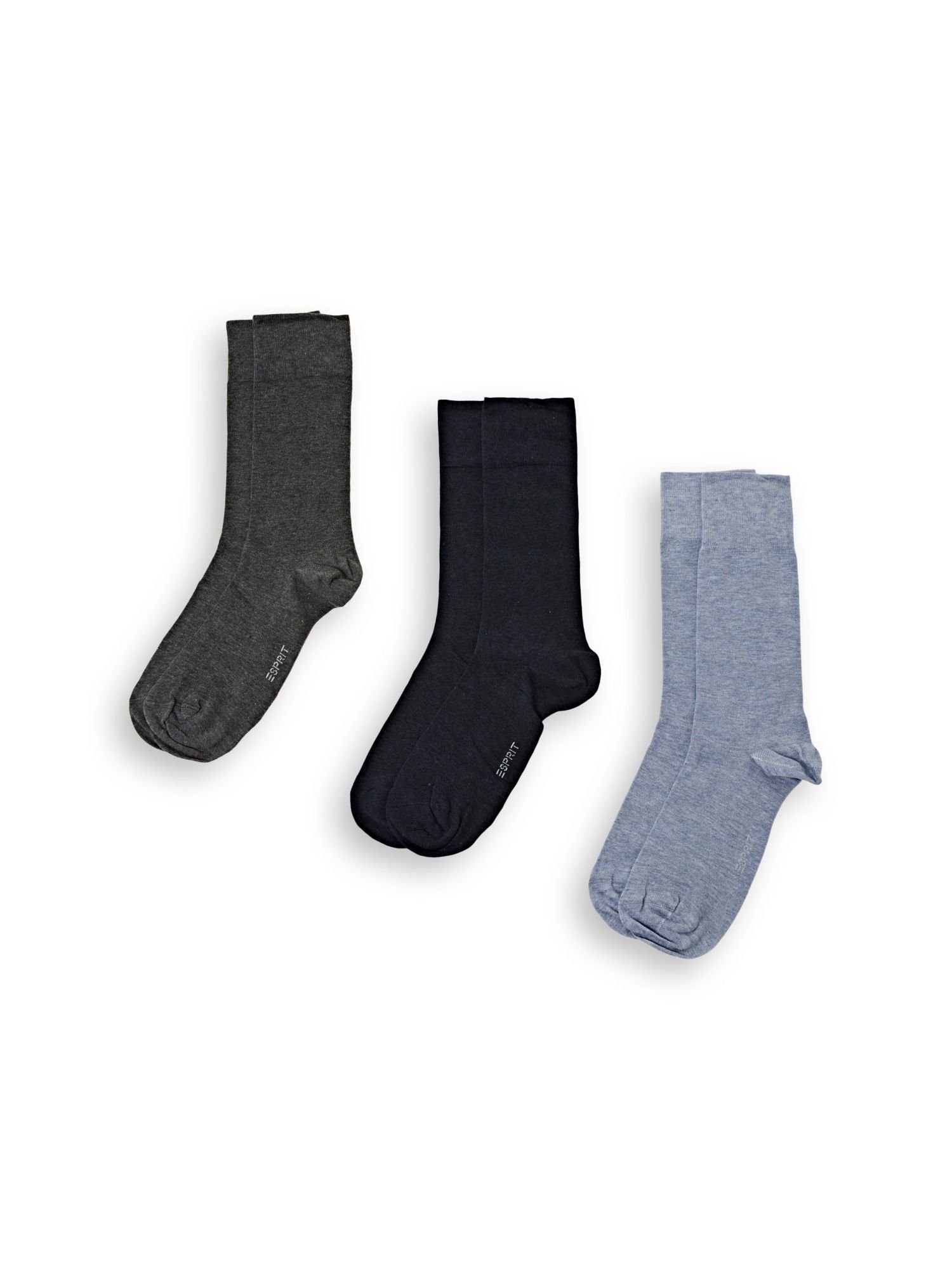 Esprit Socken 3er Set Socken in Geschenkbox BLACK/BLUE