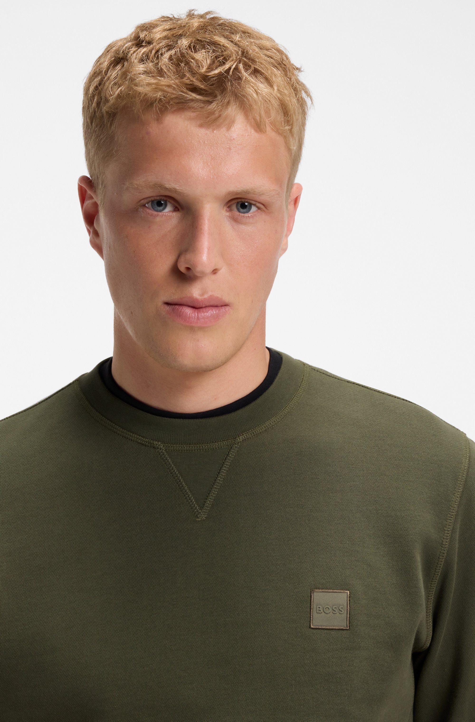 BOSS ORANGE Sweatshirt Westart mit BOSS Logopatch