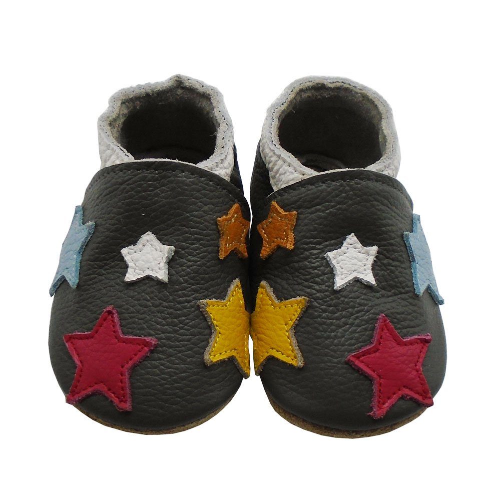 Weiche Leder Krabbelschuhe Lauflernschuhe Hausschuhe 100% Lederpuschen Hausschuh