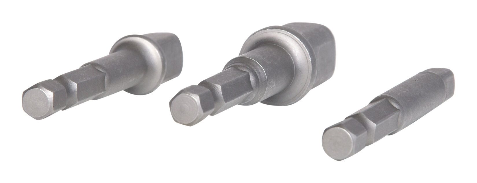 KS Tools Ratschenringschlüssel (3 St), 1/4" Vierkant-Adapter-Satz, 3-teilig