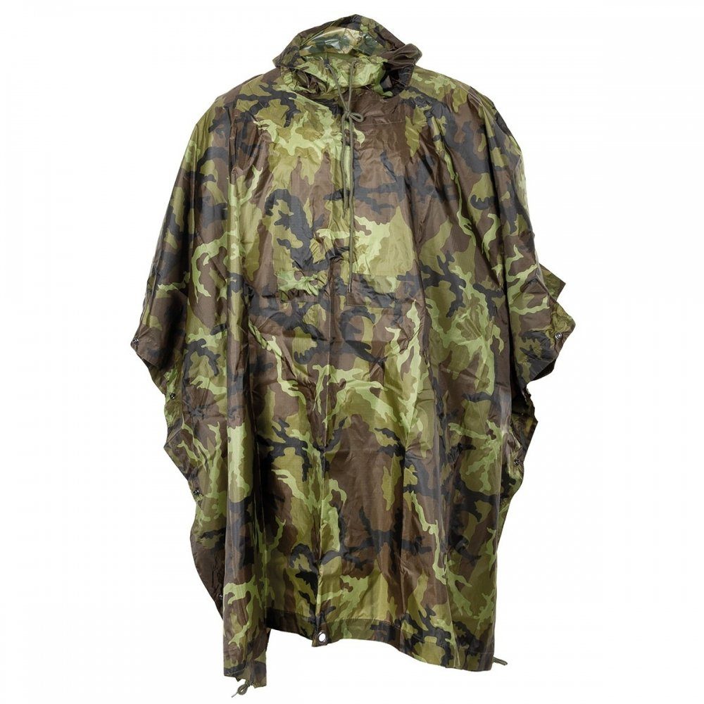 Regenponcho US Poncho, Rip Stop, Mod., CZ tarn, Gr. 144 x 223 cm