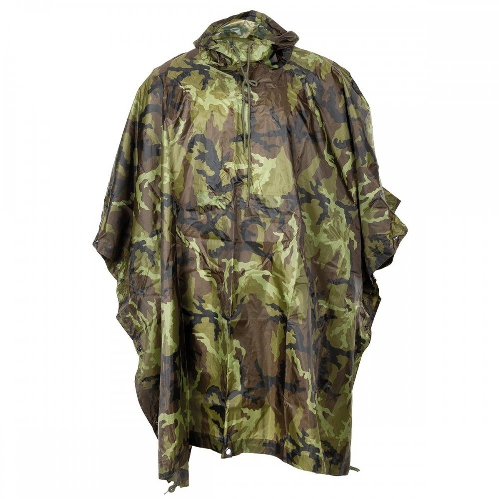 MFH Regenponcho US Poncho, Rip Stop, Mod., CZ tarn, Gr. 144 x 223 cm