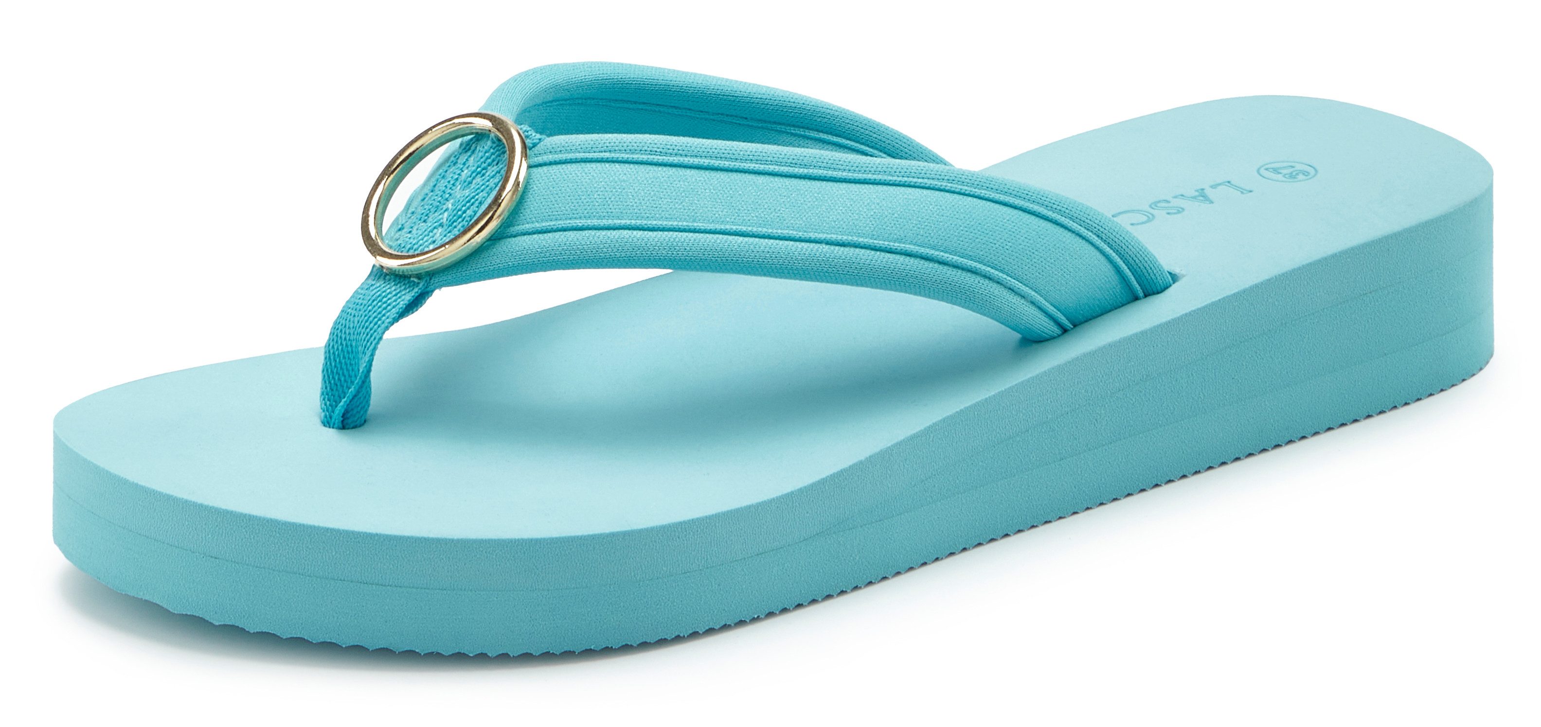 LASCANA Sandale, Badeschuh, Pantolette, Badelatsche, Flip Flop Badezehentre günstig online kaufen