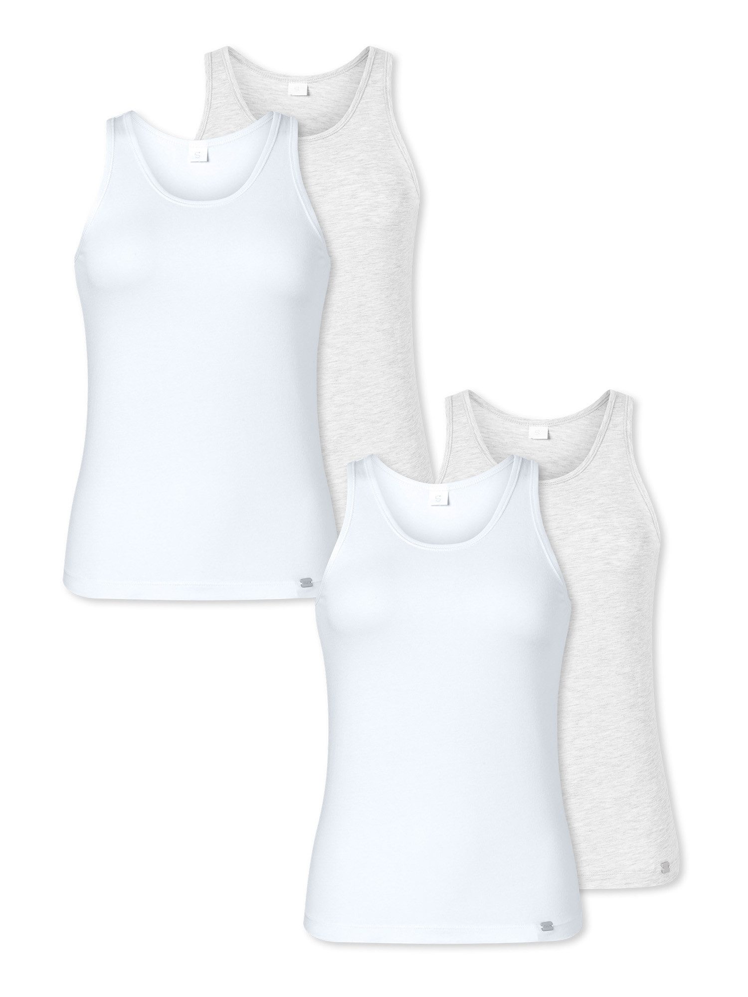 Elle Tanktop ELLE SUPER SOFT (4-tlg) Tank-top unterhemd unterzieh-shirt