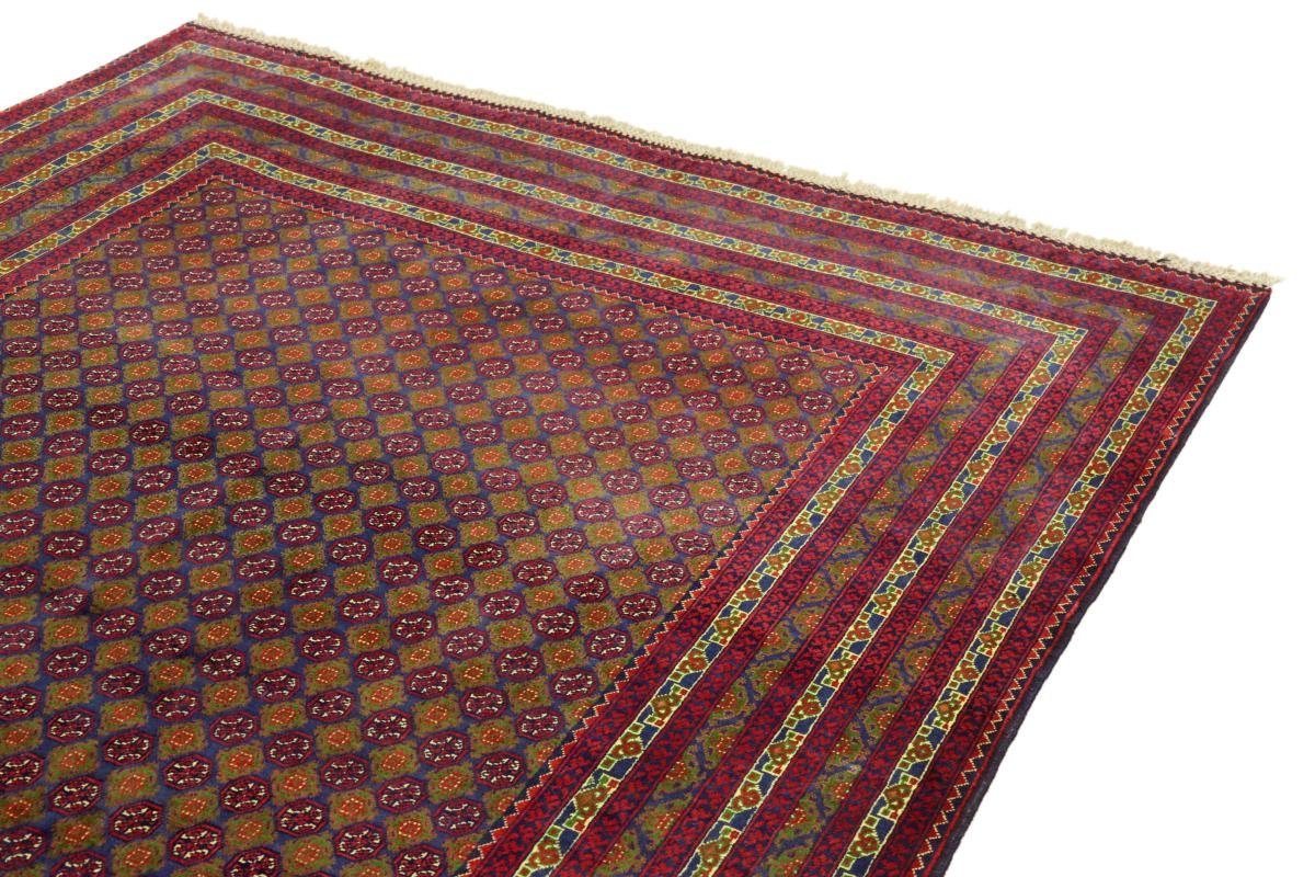 Orientteppich, Afghan Nain mm Trading, 193x291 Höhe: Handgeknüpfter Mauri 6 rechteckig, Orientteppich