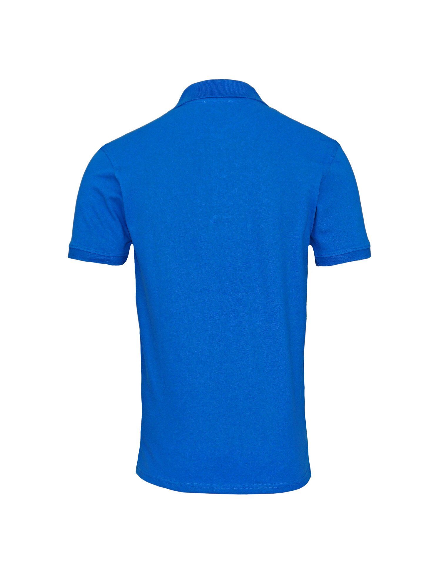 U.S. Polo Assn Poloshirt Shirt blau Shortsleeve Poloshirt Basic (1-tlg) Polo