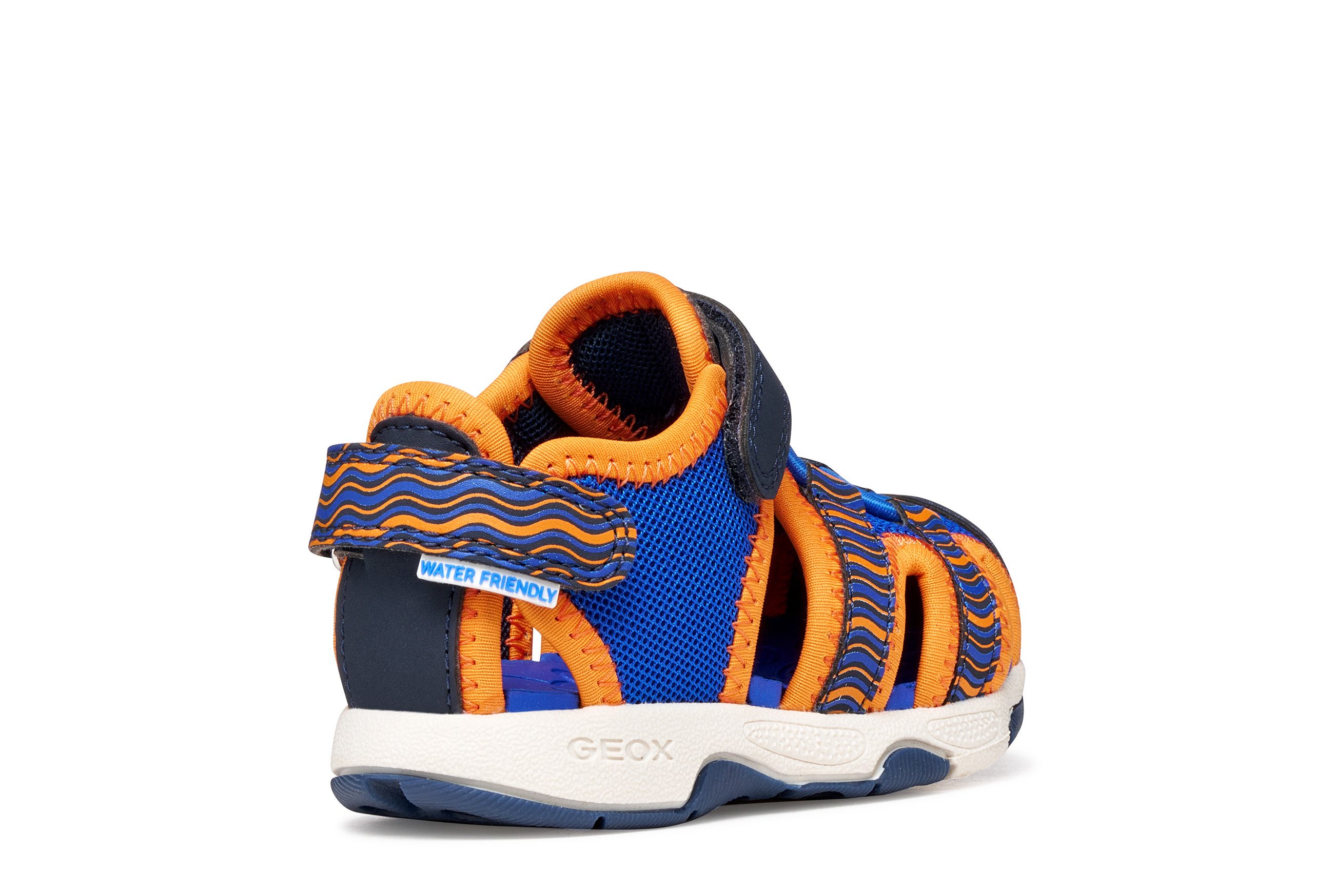 Geox B SANDAL MULTY BOY Lauflernschuh Babyschuh, Klettschuh mit Größenschablone zum Download