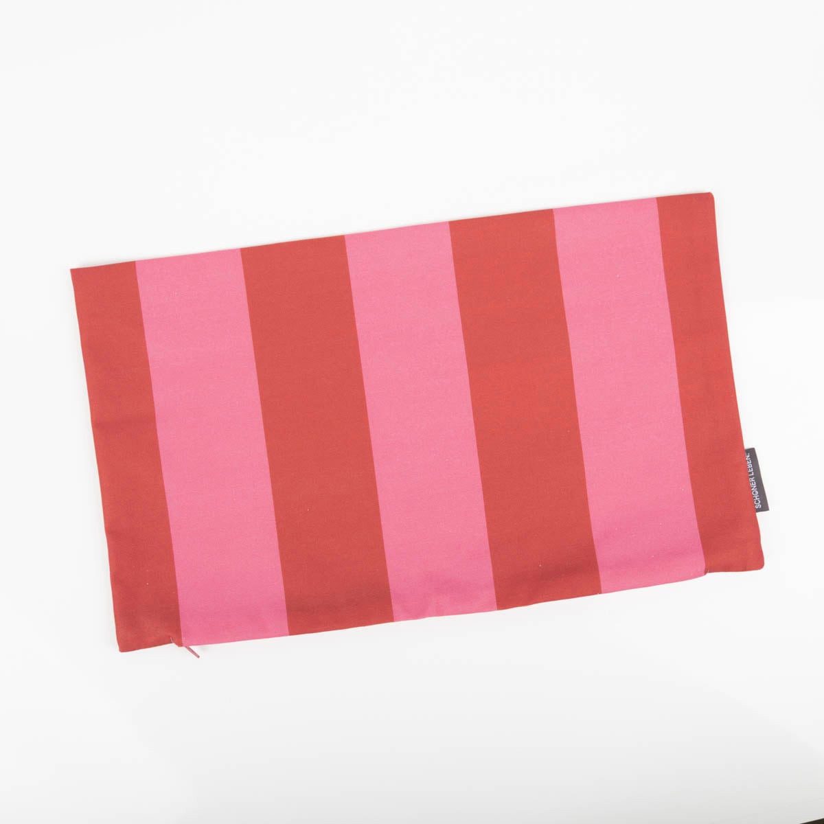 SCHÖNER LEBEN. Dekokissen Kissenhülle Streifen rot pink verschiedene Größen – SCHÖNER LEBEN.