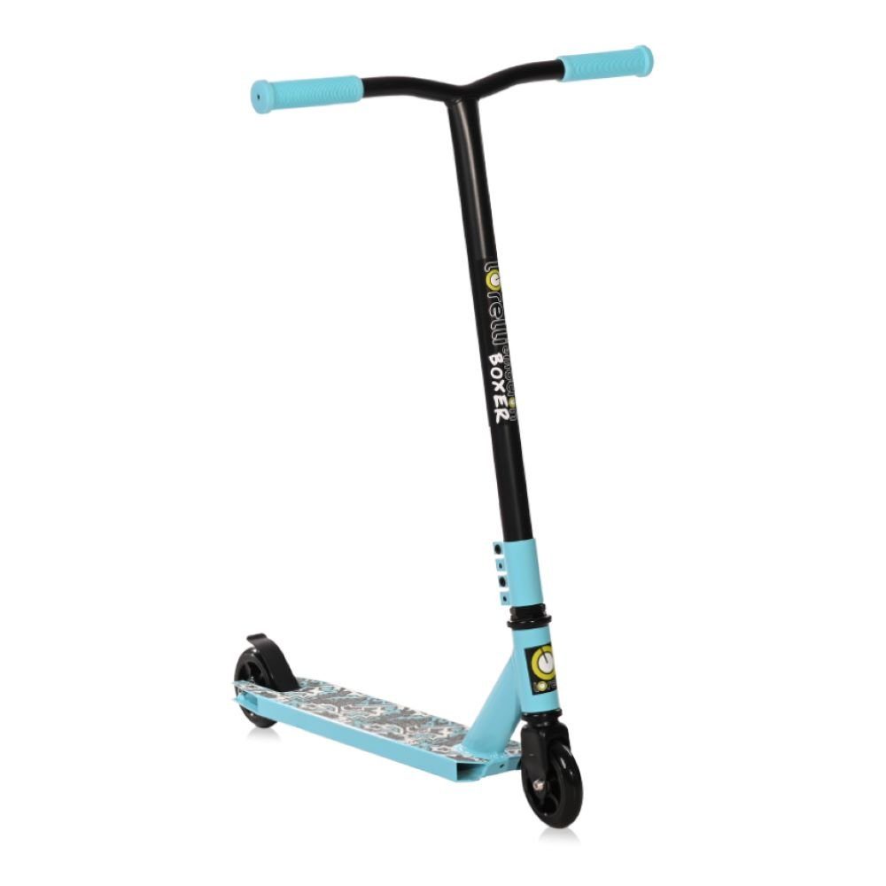 Boxer, drehbar blau Lorelli Anti-Rutsch-Griffe Hinterradbremse Kinderroller Cityroller PU-Räder