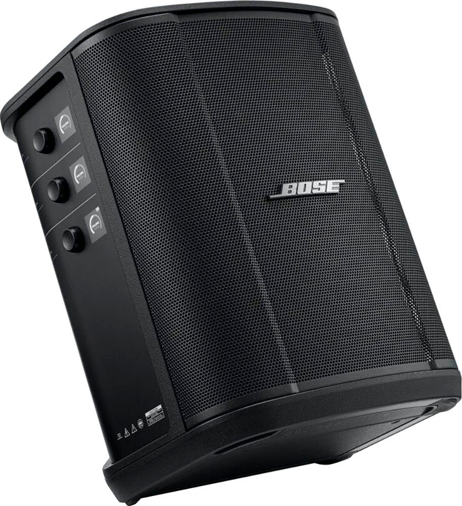 Bose S1 Pro+ Stereo Lautsprecher Stereo Lautsprecher (Bluetooth, Bluetooth-PA-Soundsystem, 4 Aufstellungsmöglichkeiten, Auto-EQ)