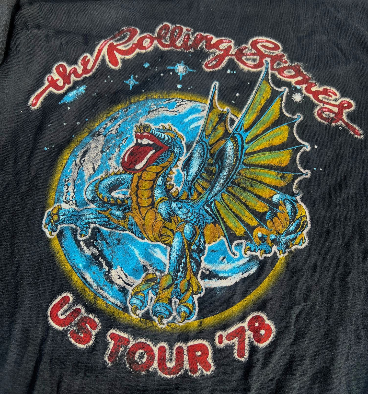 Bravado Print-Shirt THE ROLLING STONES T-Shirt US Tour 1978 Rolling Stones US Tour 78 Bandshirt