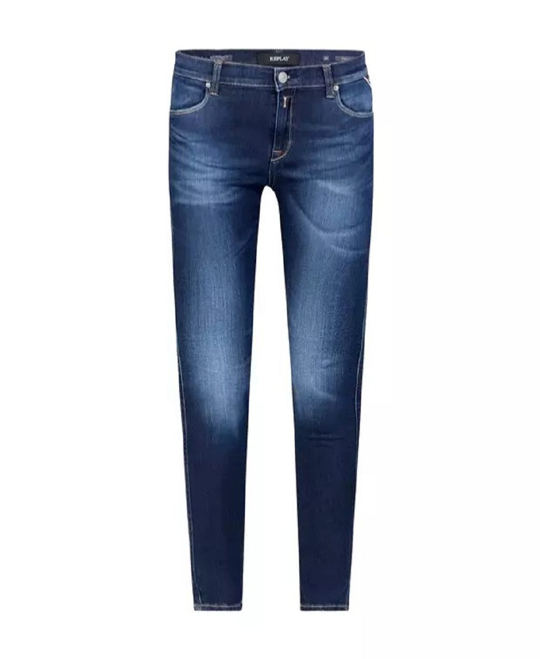 Replay 5 Pocket Jeans Replay Damen Jeans Hose Replay Jeans Stella Damen Jeans Blau Mit Stretch Anteil