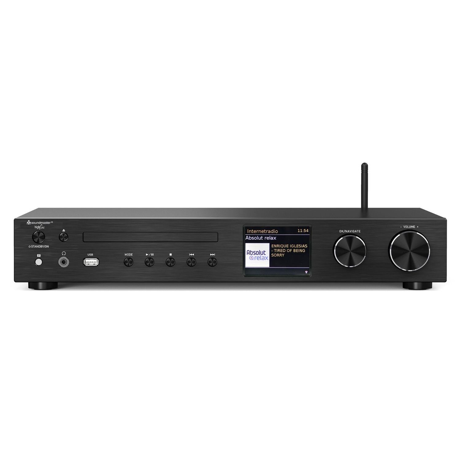 Soundmaster ICD4350SW Netzwerkplayer Audio System Internetradio DAB+ CD USB TV Netzwerkplayer (Internet, DAB+, UKW, 100 W, Ausgang aktiver Subwoofer, optischer TV Audio-Eingang, LAN Anschluss)