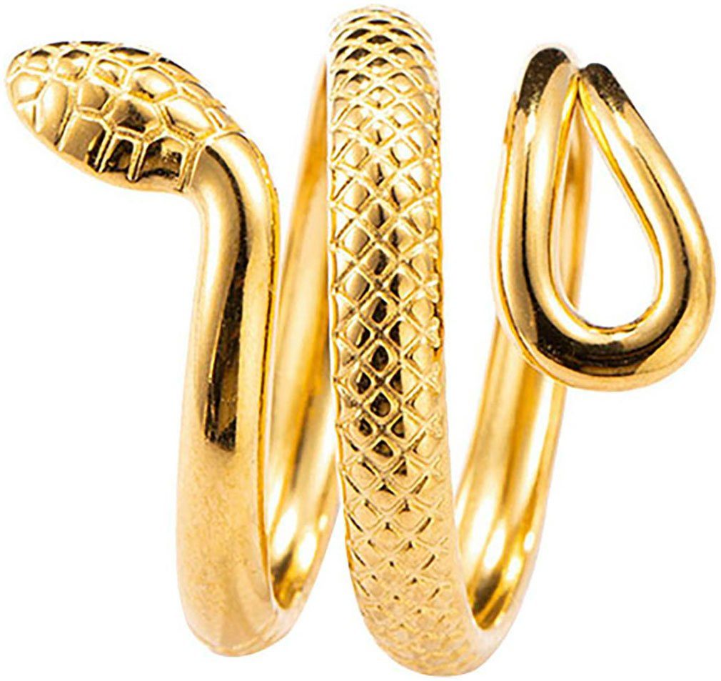 Firetti Fingerring Schmuck Geschenk Damenring Schlange, Made in Germany