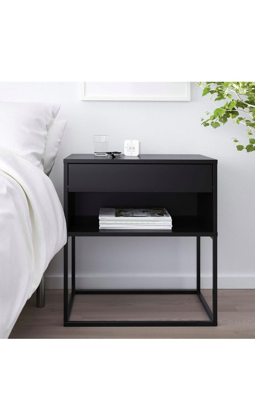 IKEA Nachttisch IKEA VIKHAMMER Nachttisch 60x39x65cm günstig online kaufen