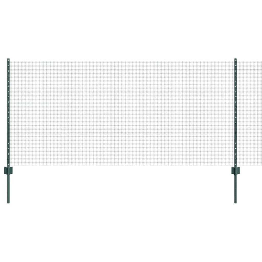 vidaXL Gartenzaun Zaun mit Pfosten Grün günstig online kaufen