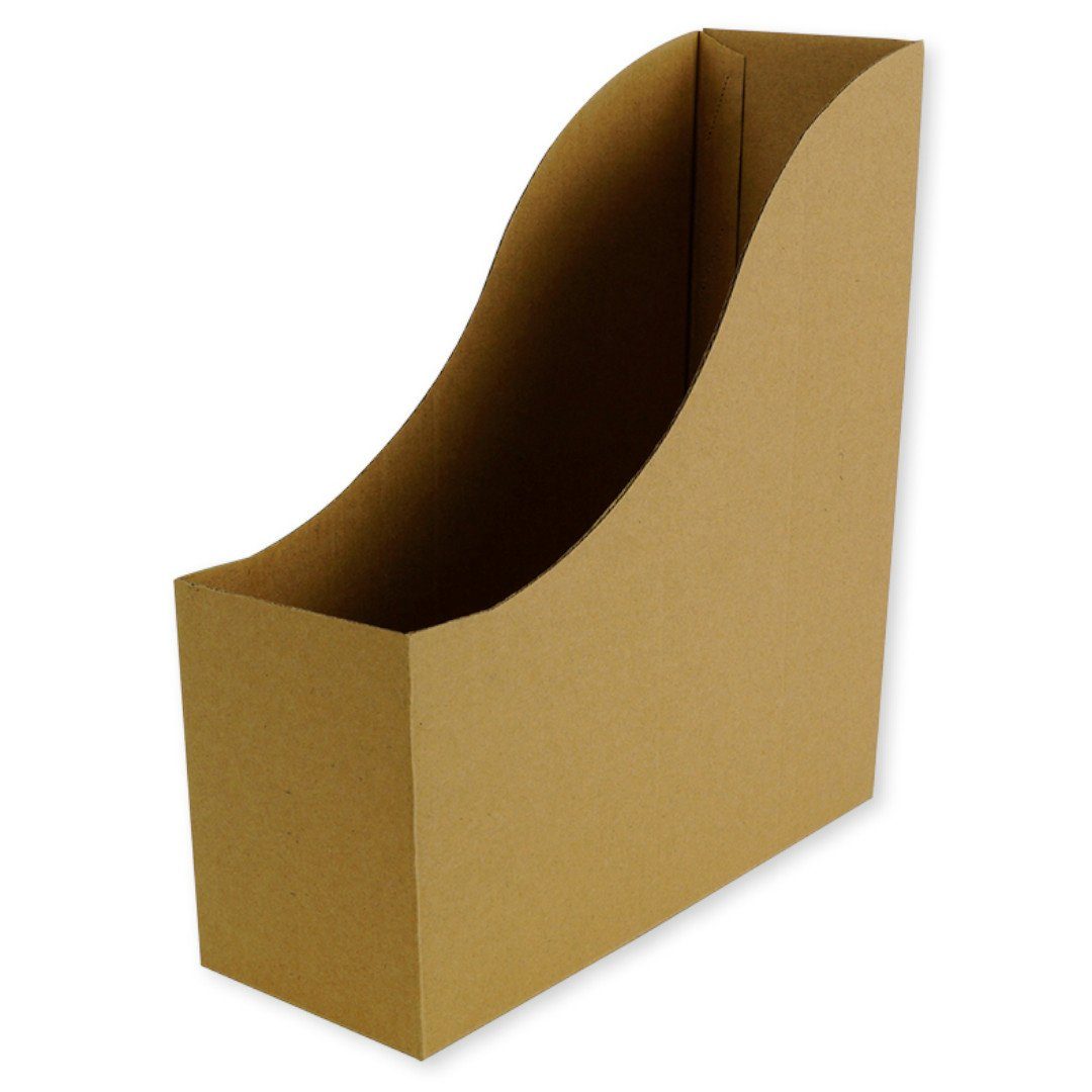 TimeTEX Stehsammler Set Natura-Stehsammler A4 aus Pappe, 5 Stück