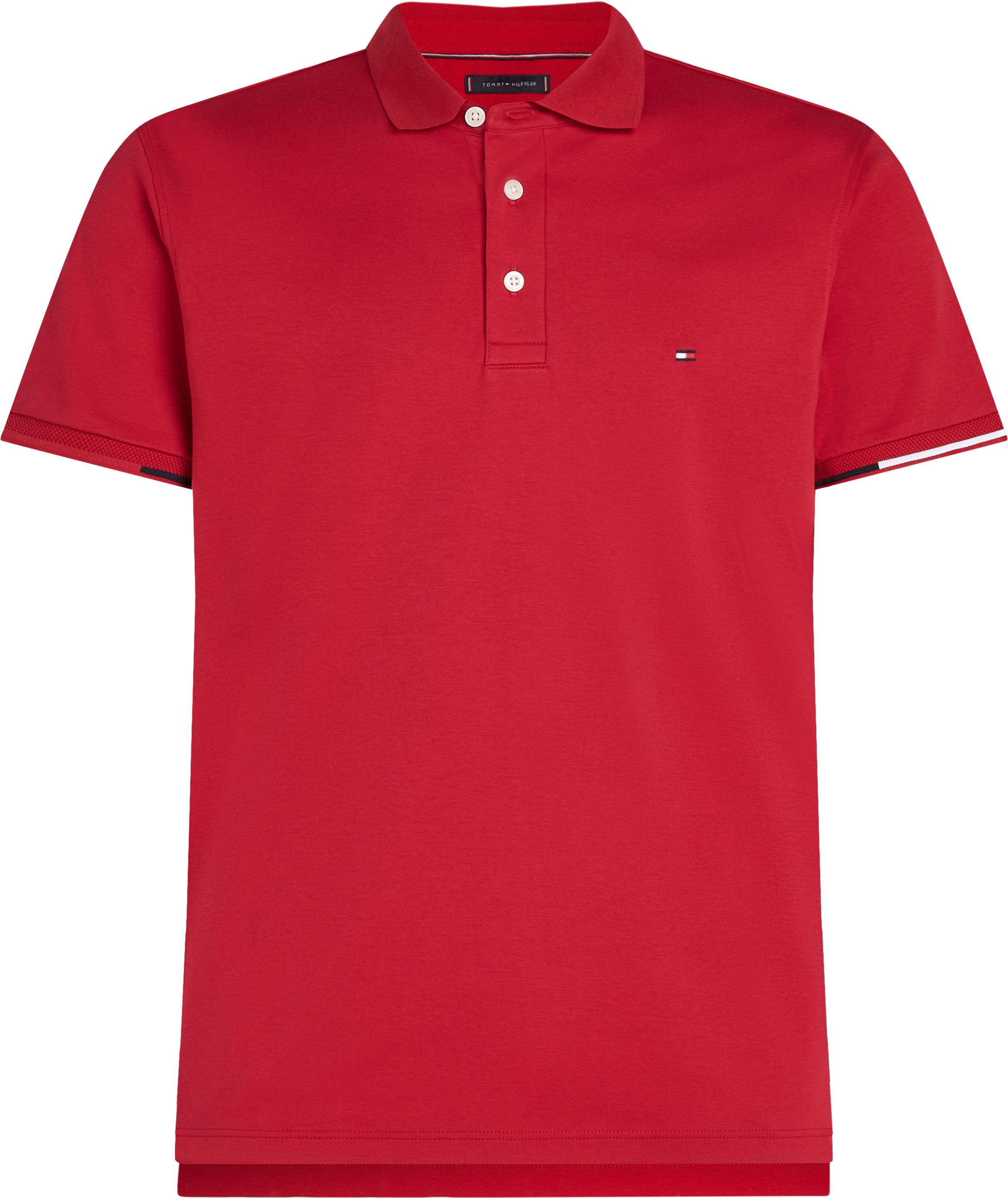 Tommy Hilfiger Big & Tall Poloshirt BT-INTERLOCK FLAGCUFF SLIM FIT-B Große Größen – Bild 3 von 5