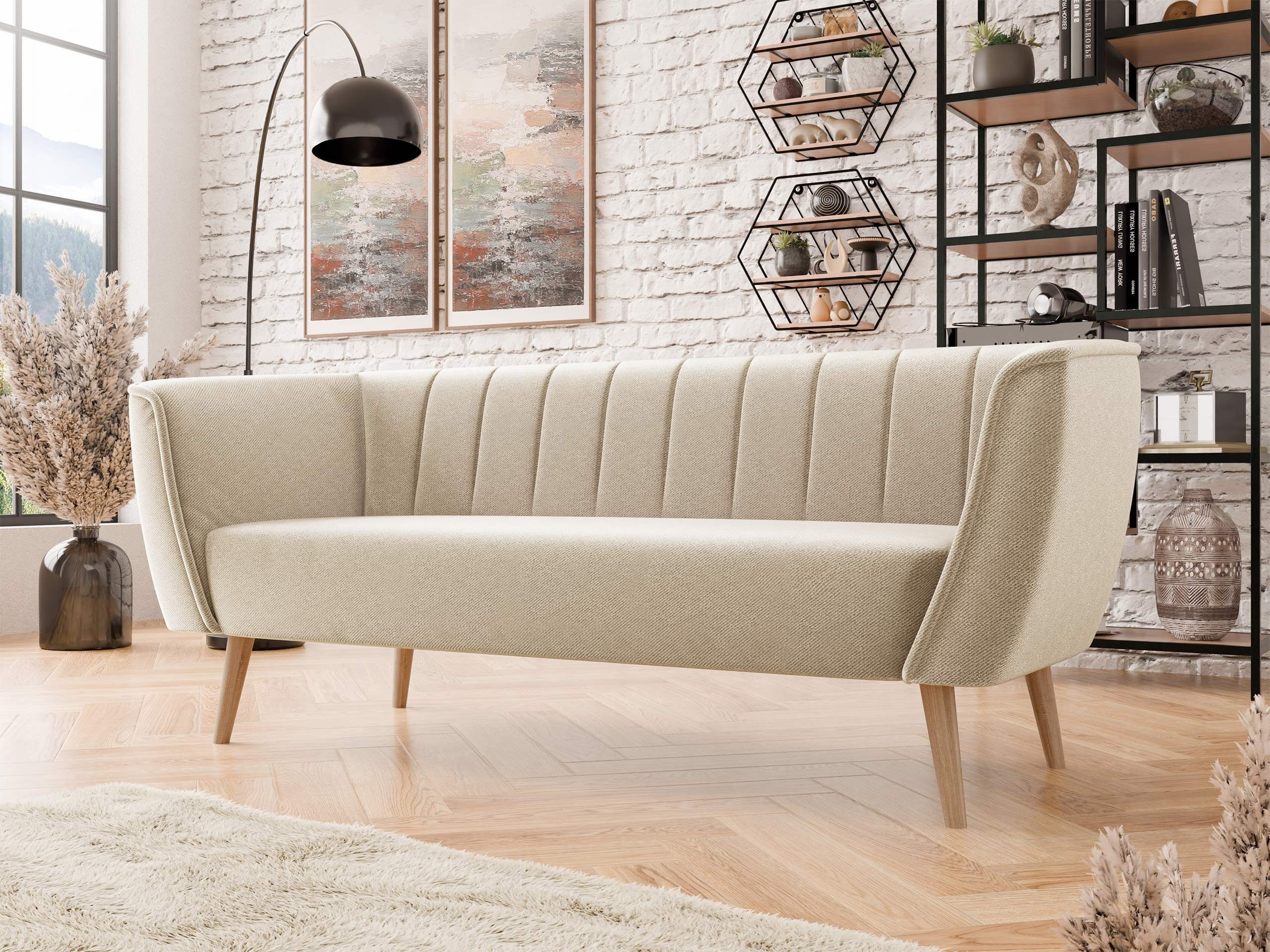 MIRJAN24 Sofa Pas 3, Holzkonstruktion, 182x74x75 günstig online kaufen