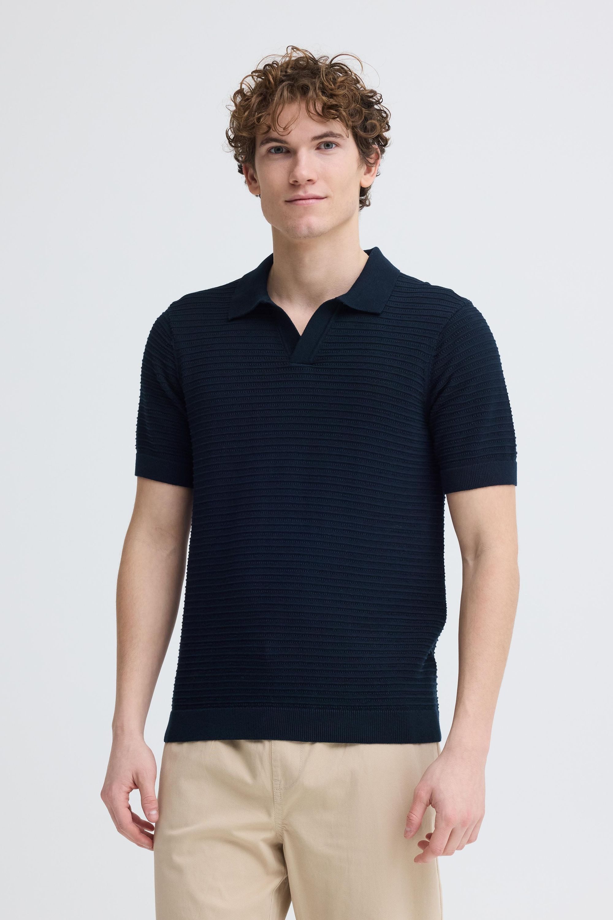 Kronstadt Poloshirt KSRenmar Leichtes Strick-Polo