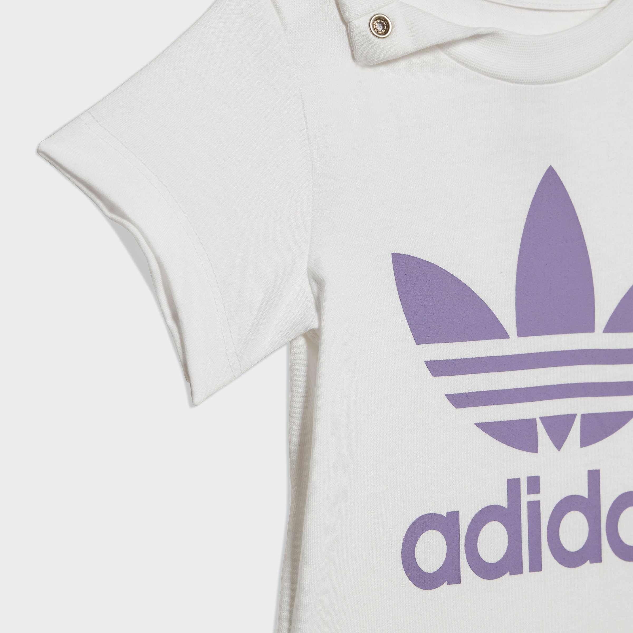 adidas SHORTS TREFOIL Lilac (Set) Originals Shorts T-Shirt SET & UND Magic