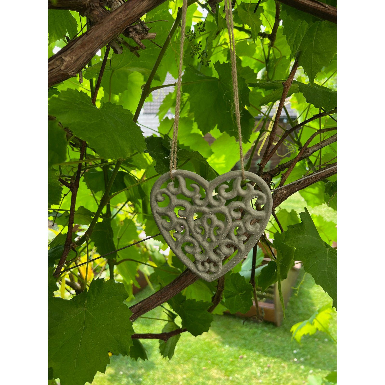 ZGM Gartenfigur Betonfigur HERZ - handgefertigte günstig online kaufen