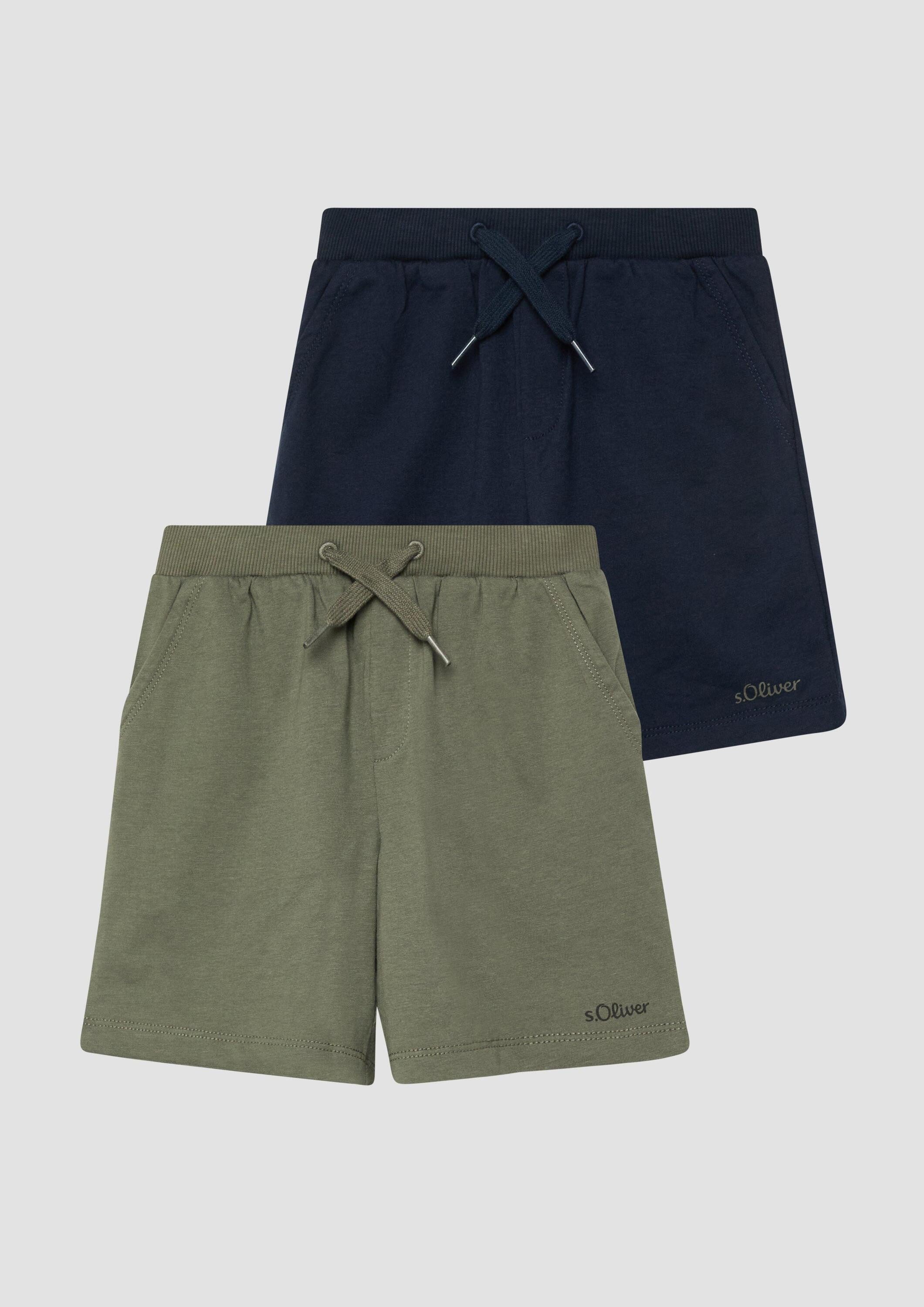 s.Oliver Shorts Leggings 2er-Pack Bermuda aus Jersey