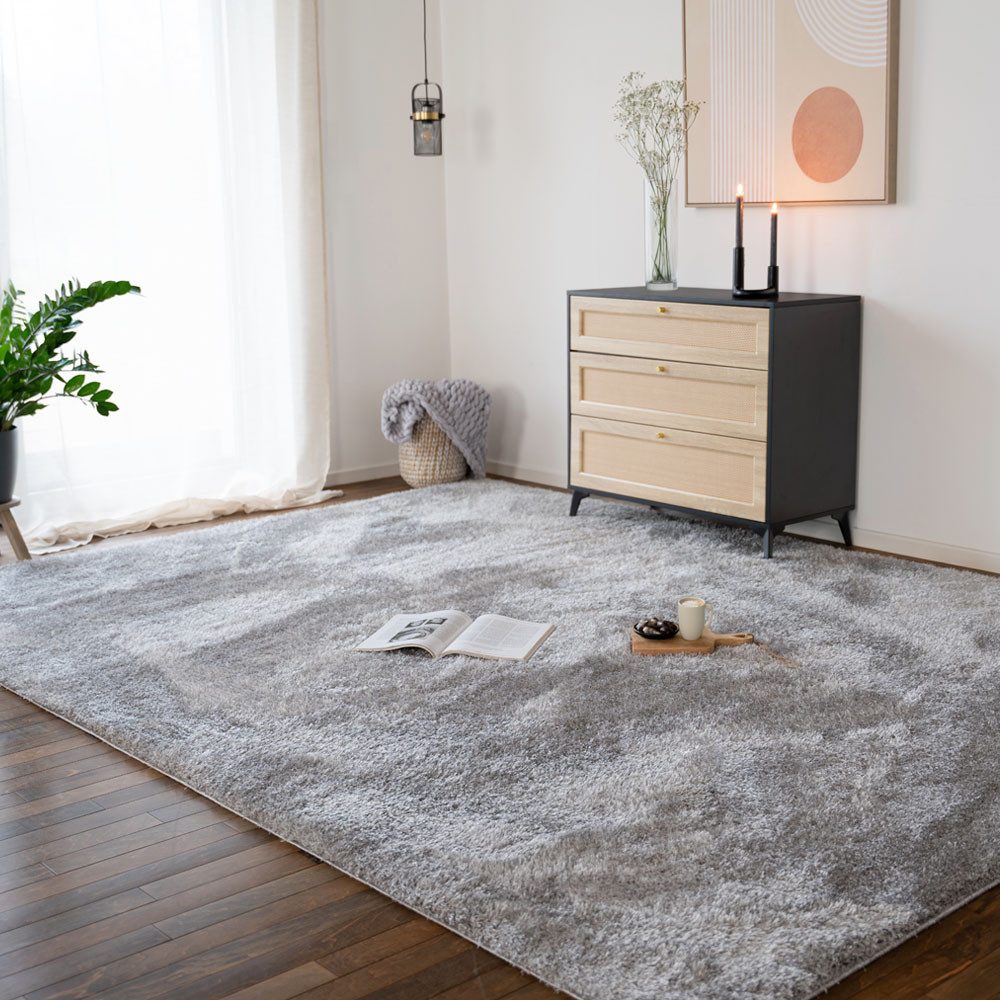 HOME DELUXE Hochflor-Teppich SOFI - Fußbodenheizung geeignet, rechteckig, H günstig online kaufen