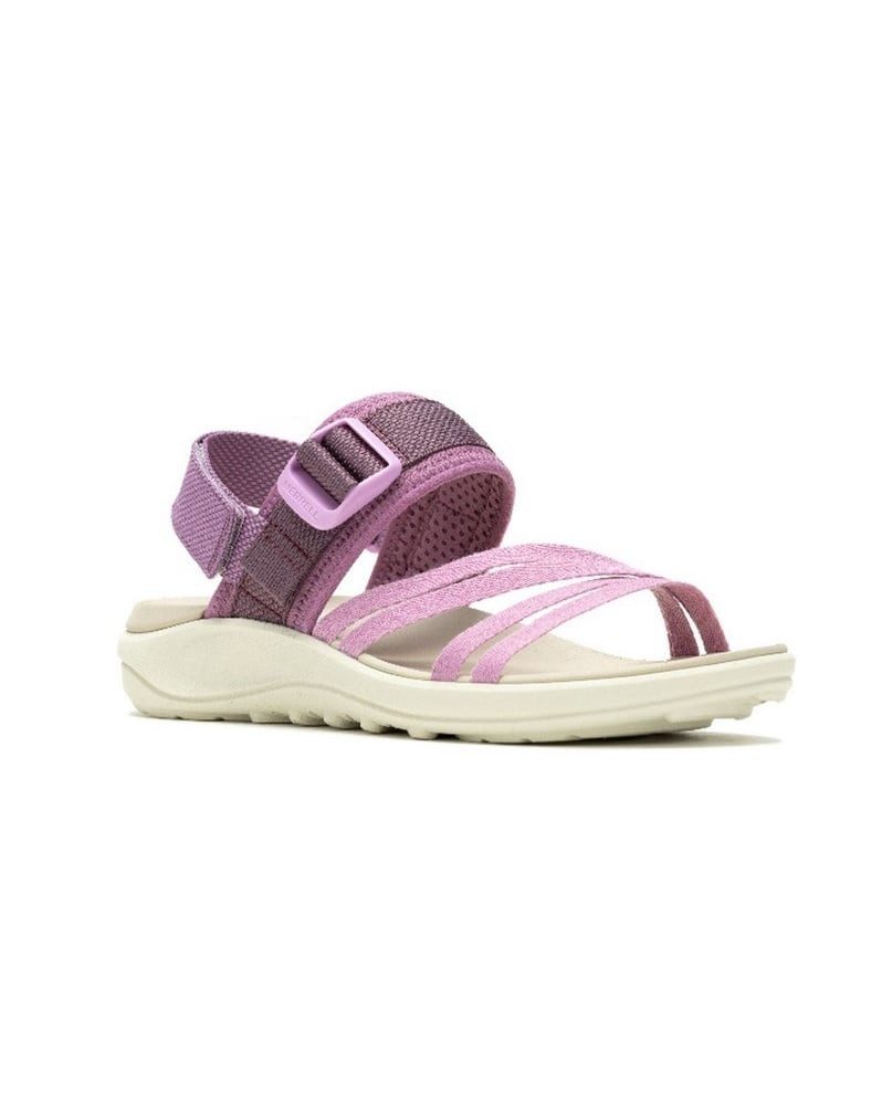 Merrell District 4 Backstrap (aus Vollnarbenleder) mauve violett Damen Sandale