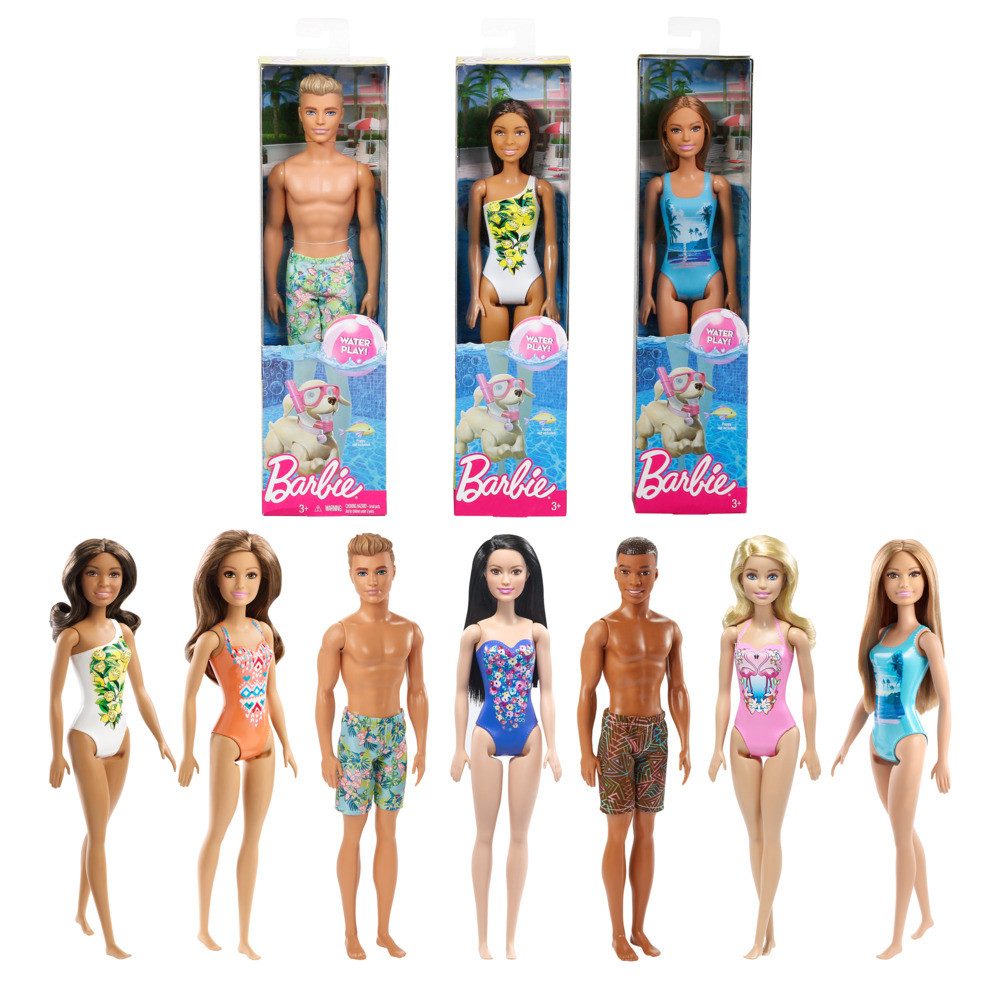 Mattel® Anziehpuppe Barbie Beachpuppe Sortiment rollierend günstig online kaufen