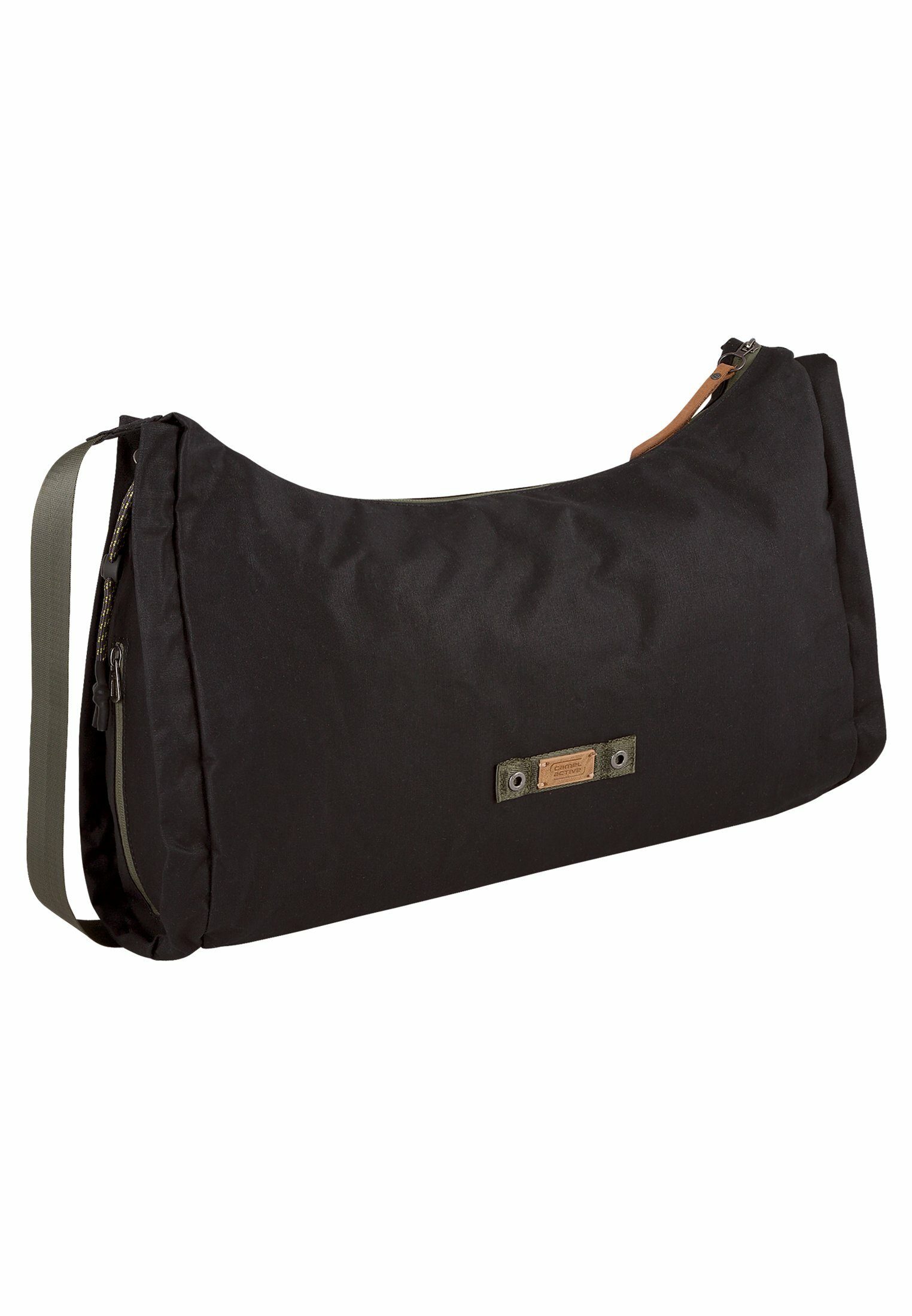 camel active Umhängetasche Hobobag aus Canvas
