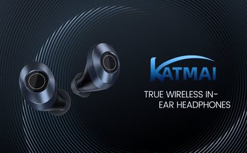 Diyarts wireless In-Ear-Kopfhörer (Bluetooth, Erstklassiker Sound, IPX6 Wasserdicht, Stilvoll, mit 400mAh Ladebox)