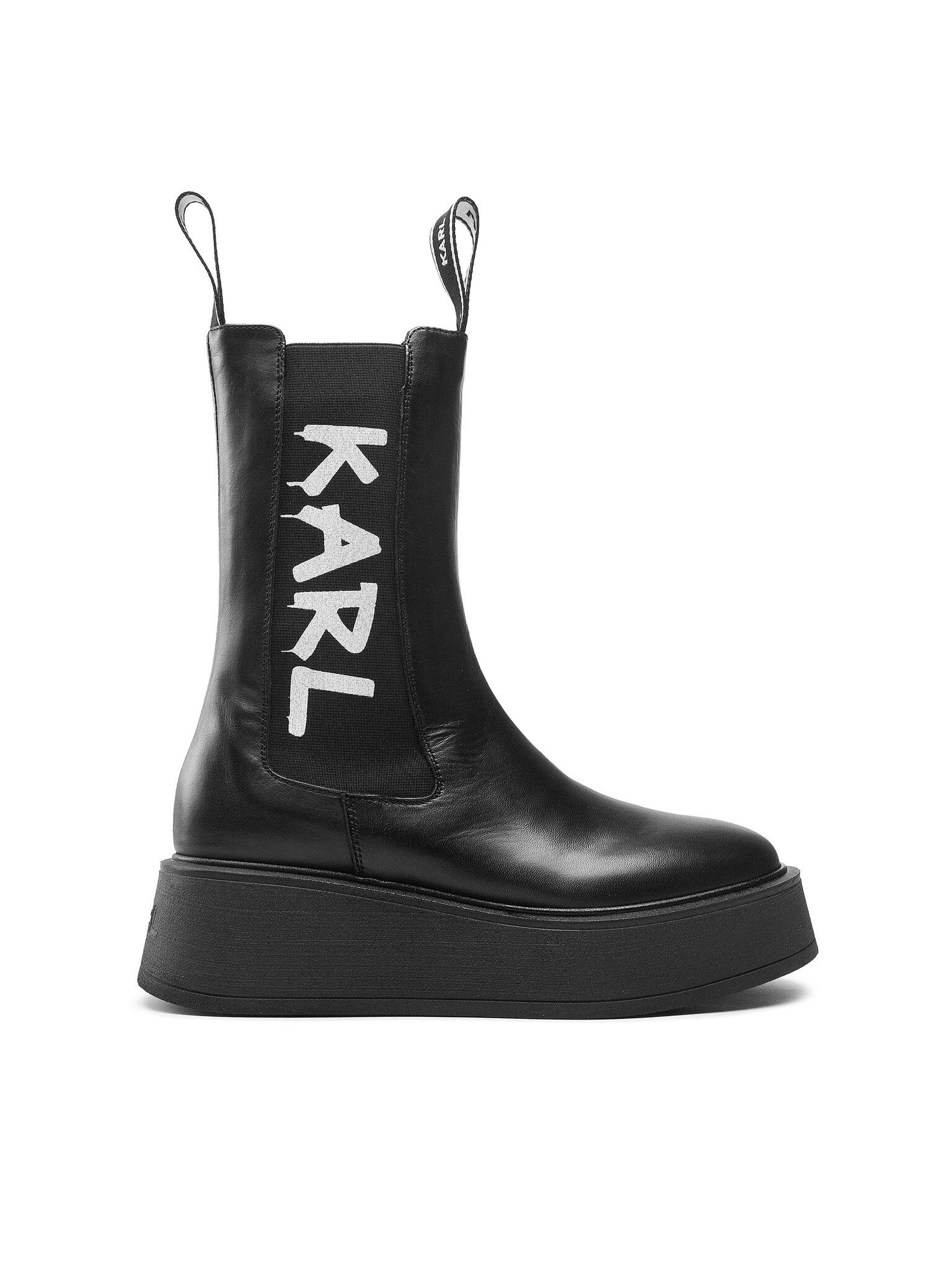 KARL LAGERFELD Karl Lagerfeld Damen Chelsea Boots KARL LAGERFELD-KL42460 000 Black Lt Chelseaboots