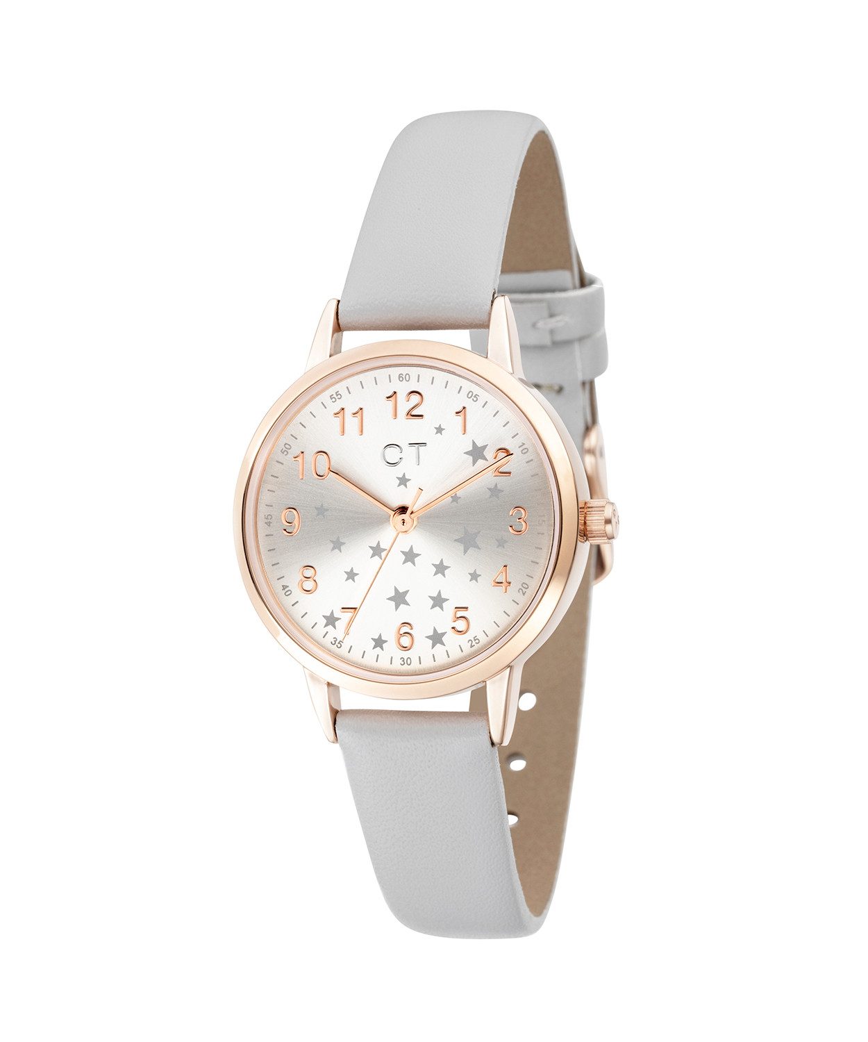 COOL TIME Quarzuhr The Cool Grey Glitter Star CT-0007-LQ, Armbanduhr, Kinderuhr, Mädchen, analog