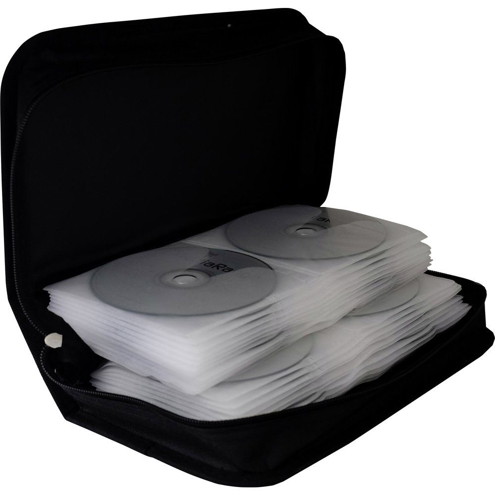 Mediarange CD-Hülle MediaRange CD Tasche 96 CDs/DVDs/Blu-rays Nylon Schwarz 1 St. (B x H