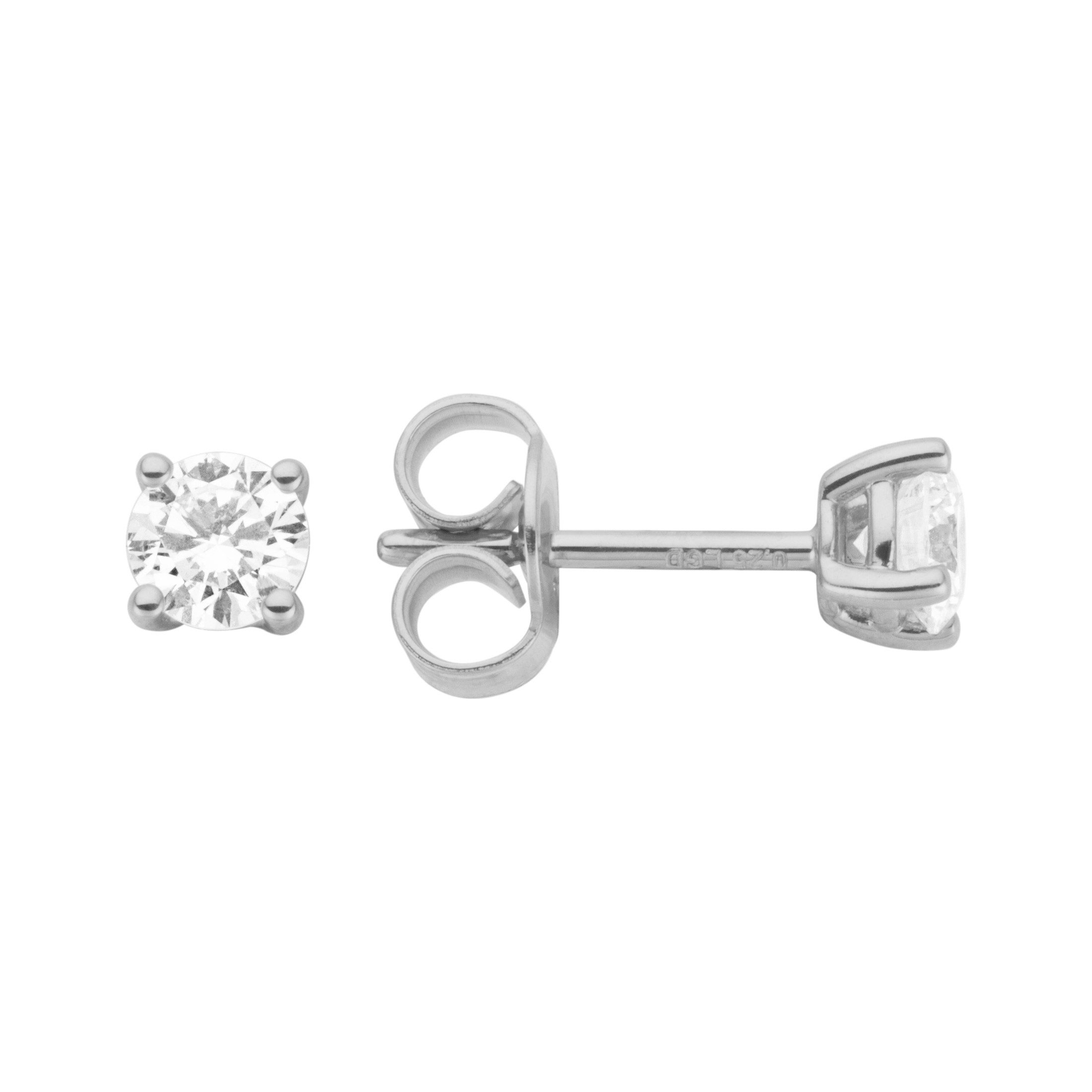 Paar Ohrstecker Schmuck Geschenk Gold 333 Ohrschmuck Ohrringe Solitär Lab Grown