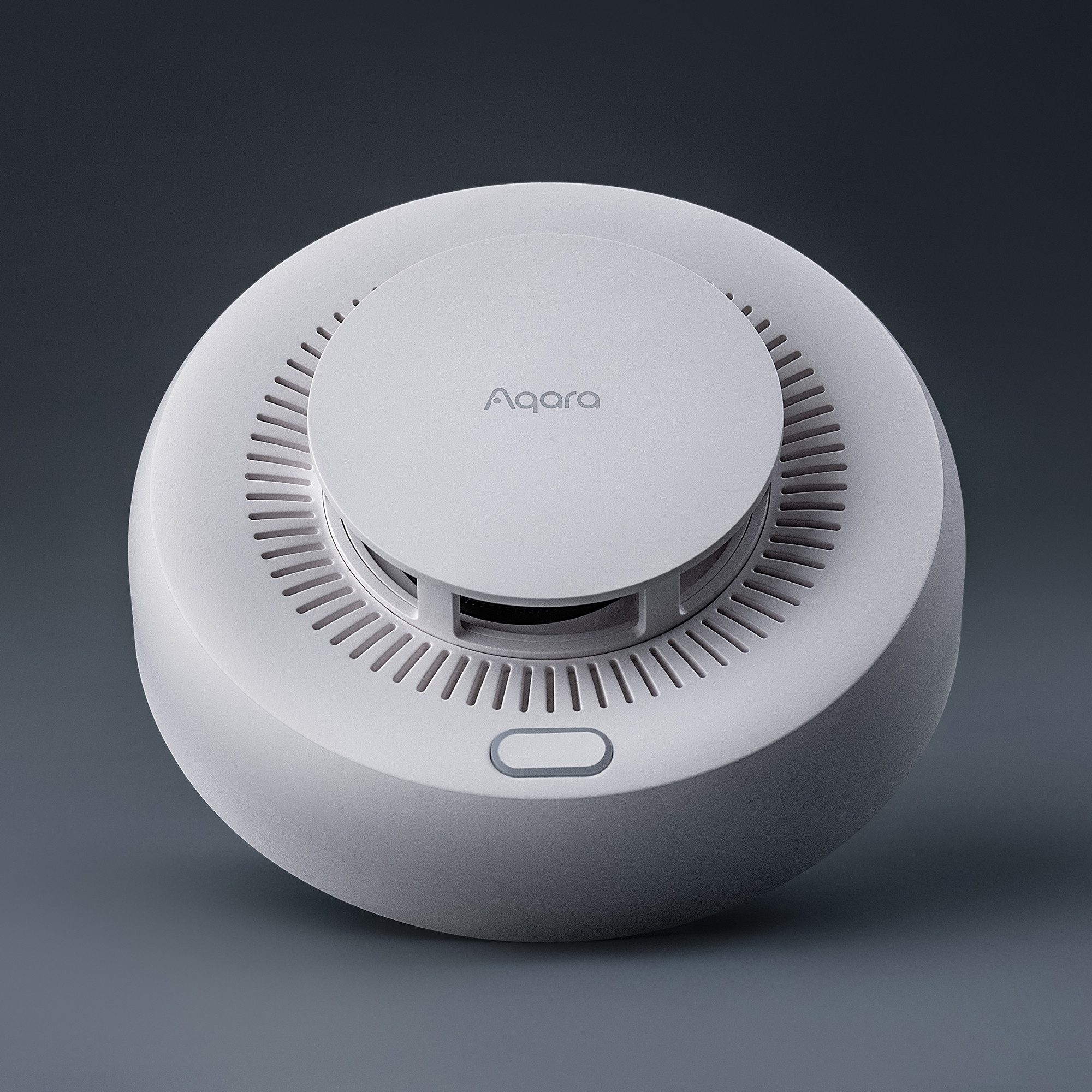 Aqara Smart Rauchmelder mit 10 Jahres Batterie, Zigbee Rauchmelder (Erfordert Aqara Zigbee3.0 Hub, Unterstützt HomeKit, Matter over Bridge)